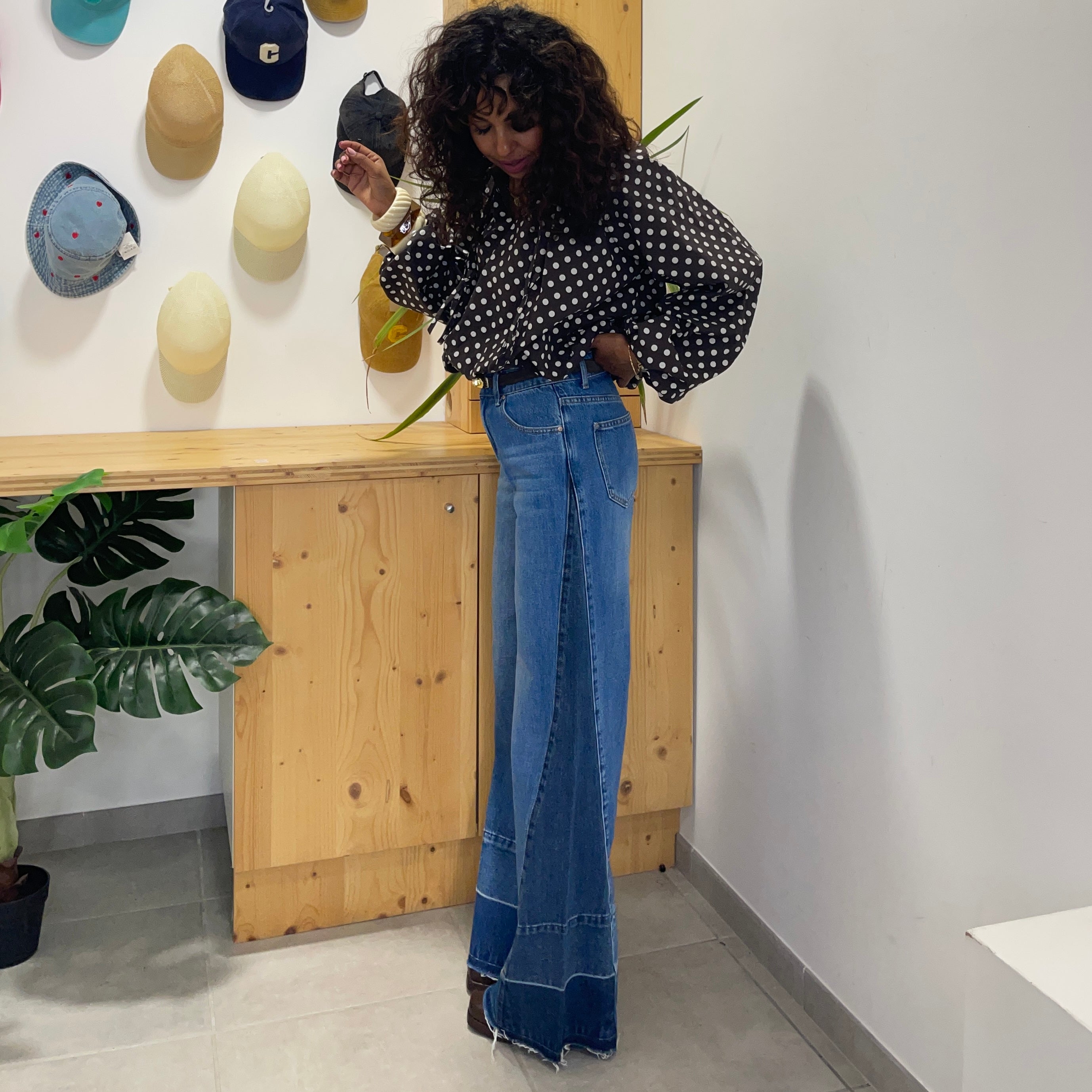 Jean large JACE patchwork