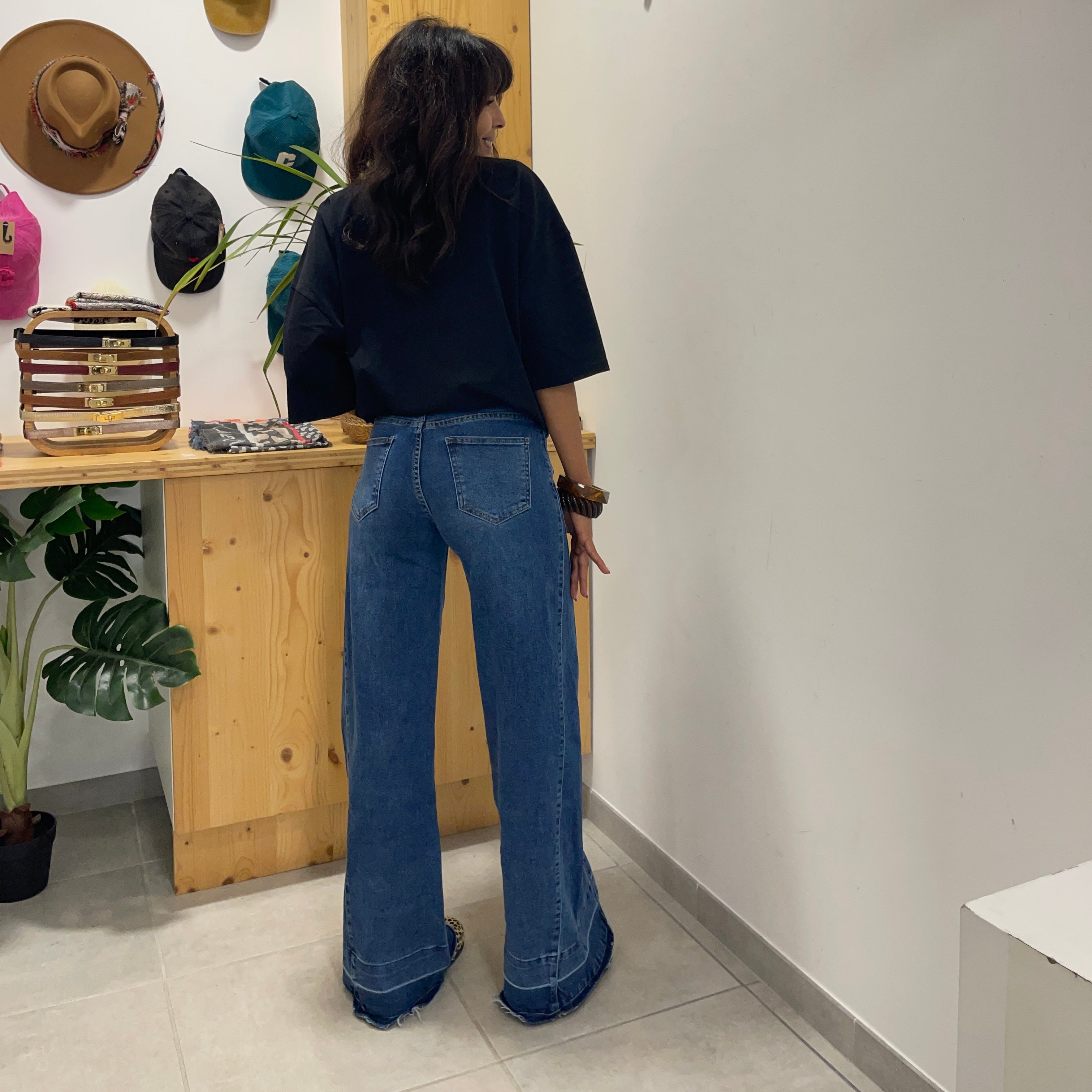 Jean large JACE brut