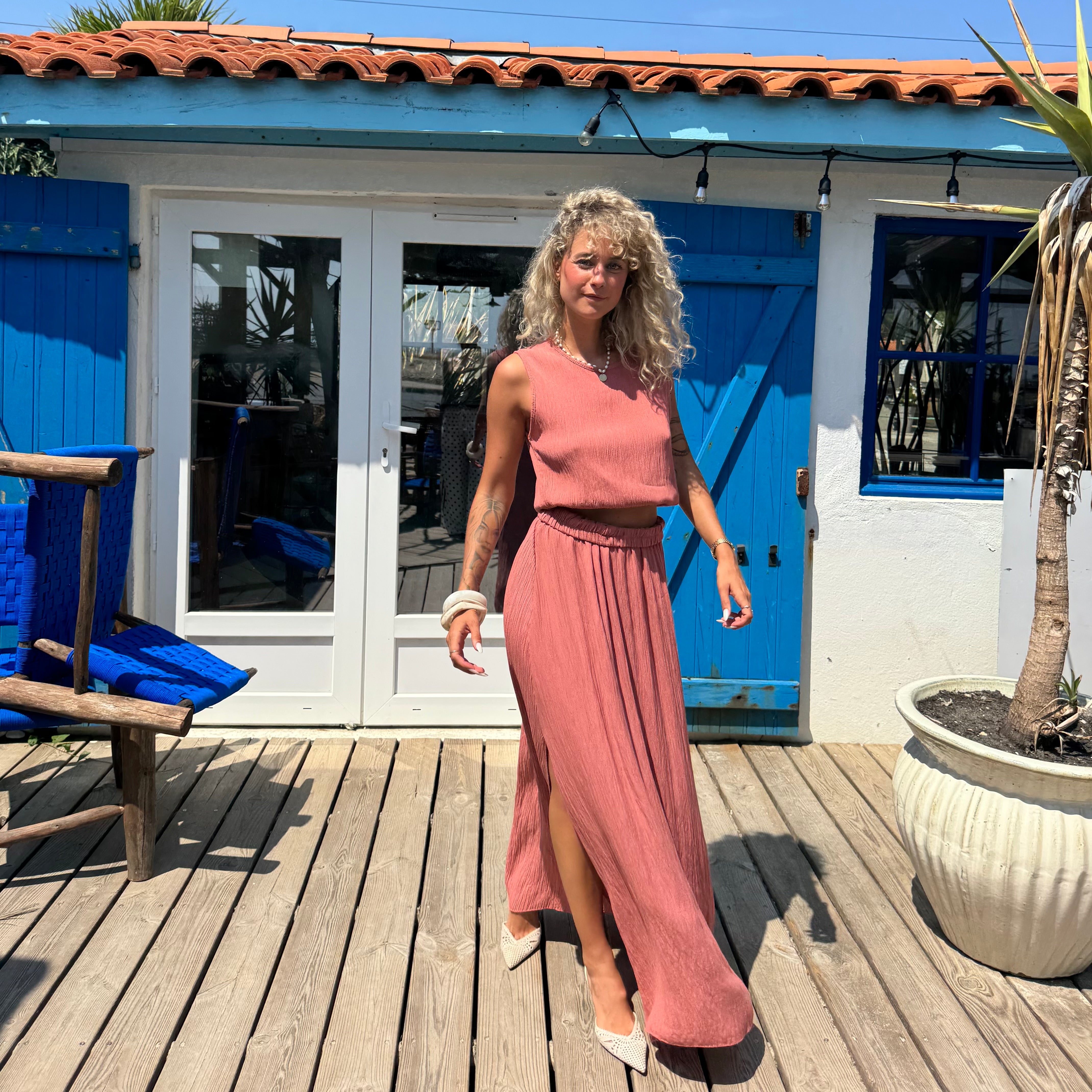 Ensemble OLYMPE corail