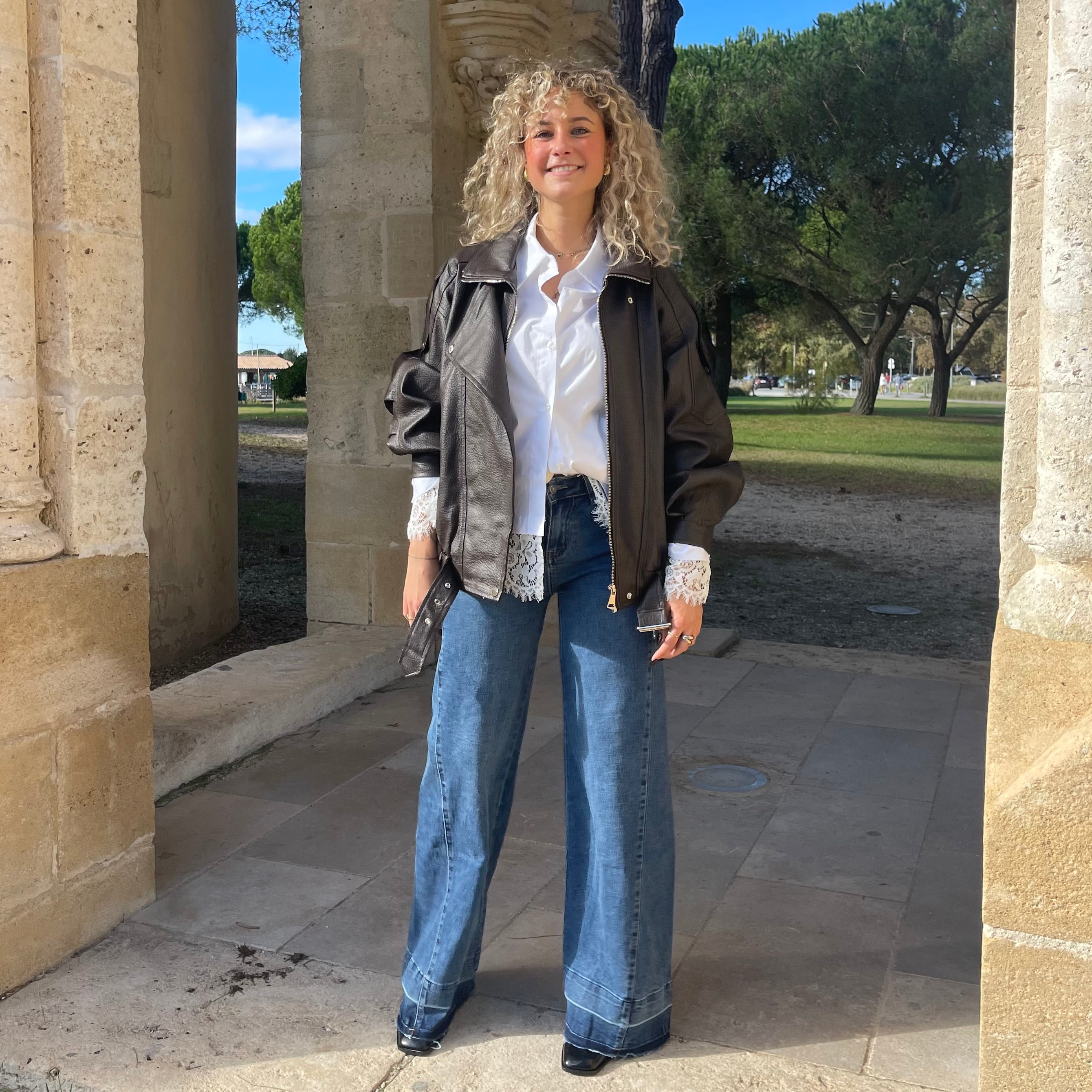 Jean large JACE brut