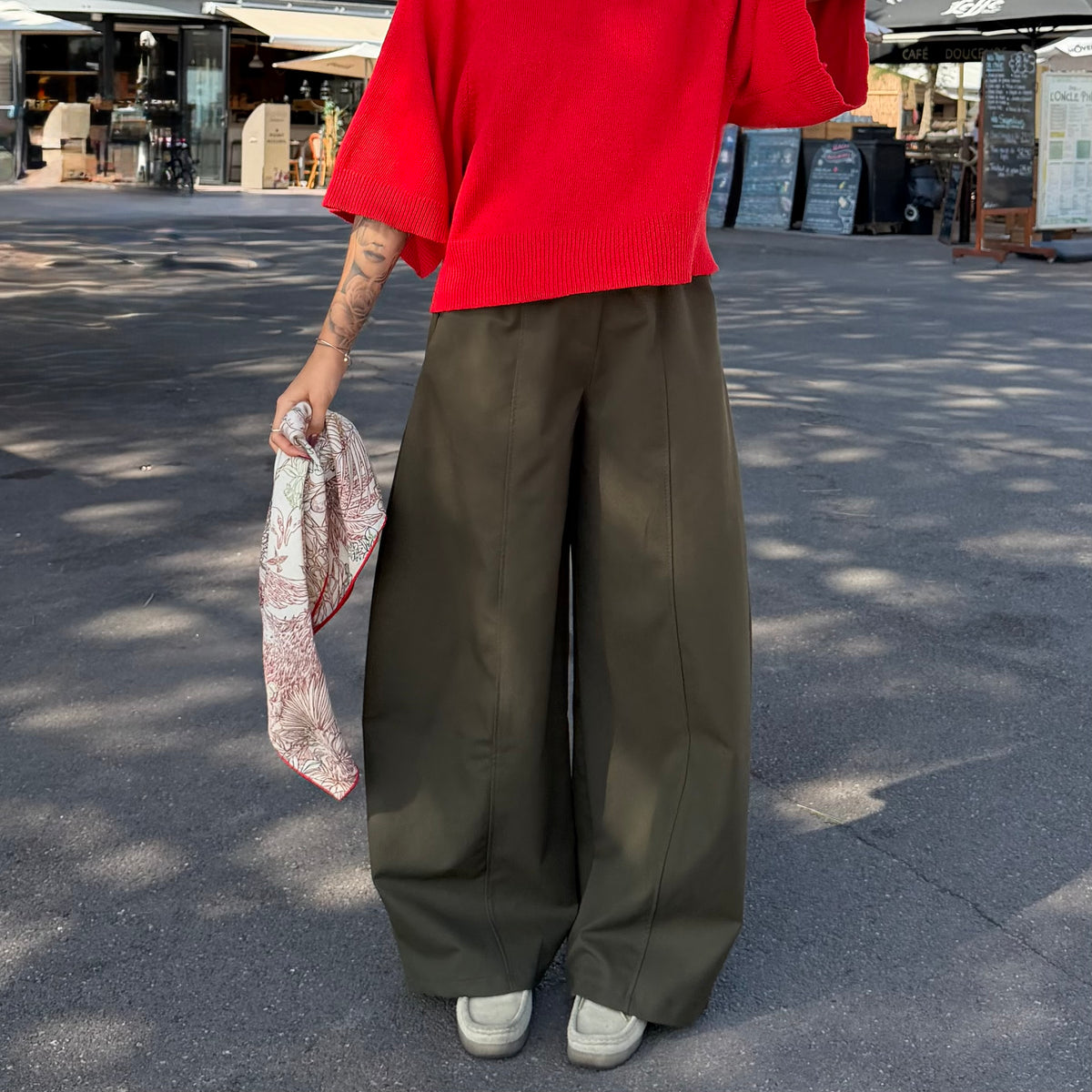 Pantalon LILY vert kaki