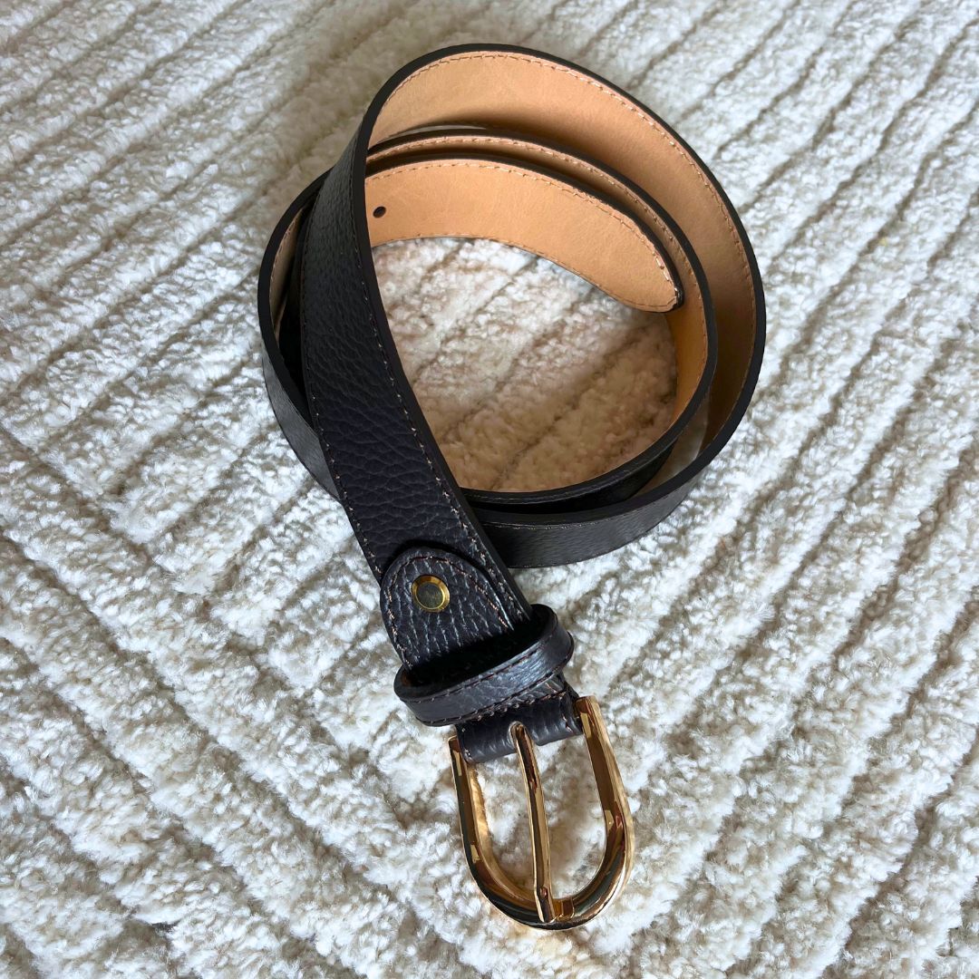 Ceinture CHRISTY marron foncé