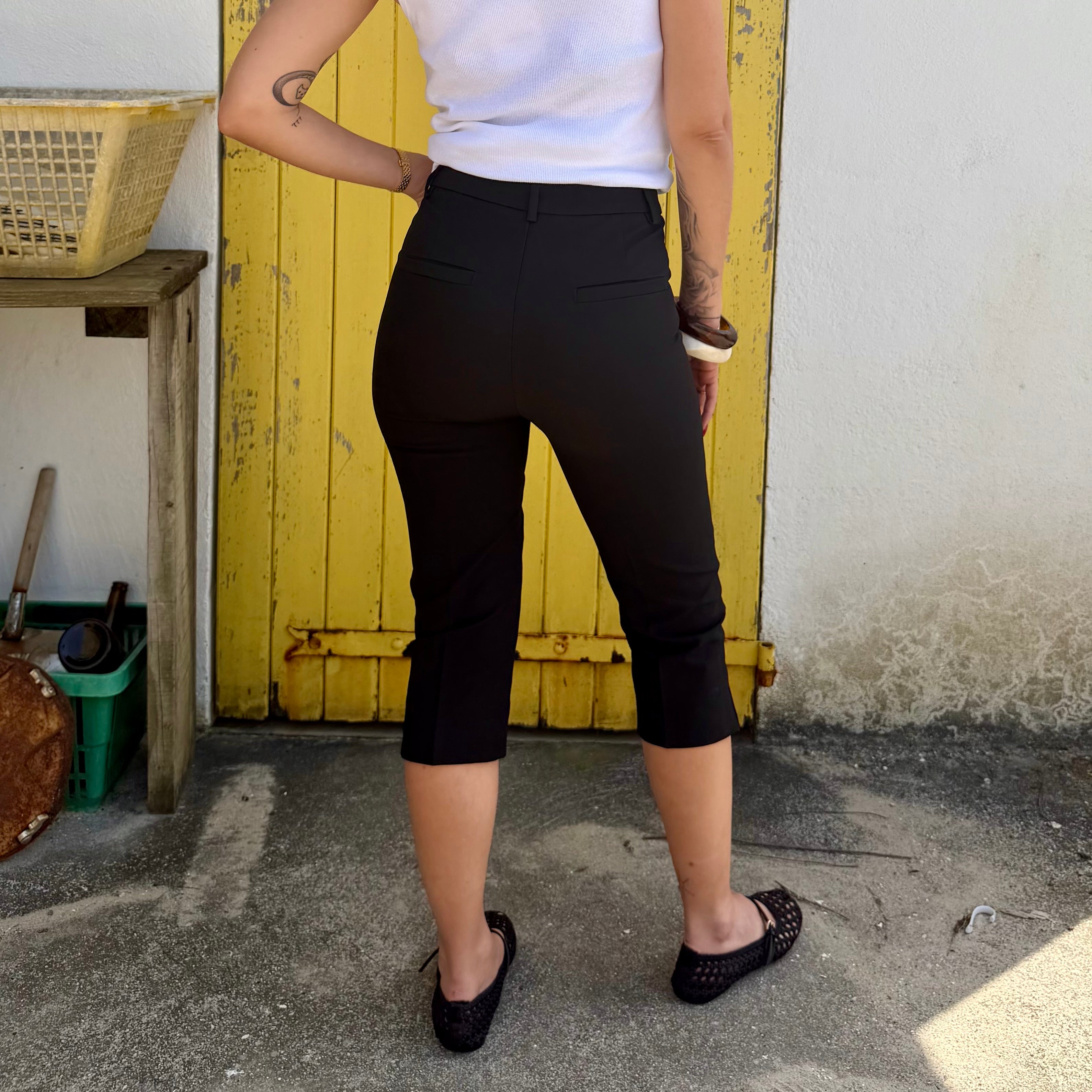 Pantacourt corsaire CAPRI noir