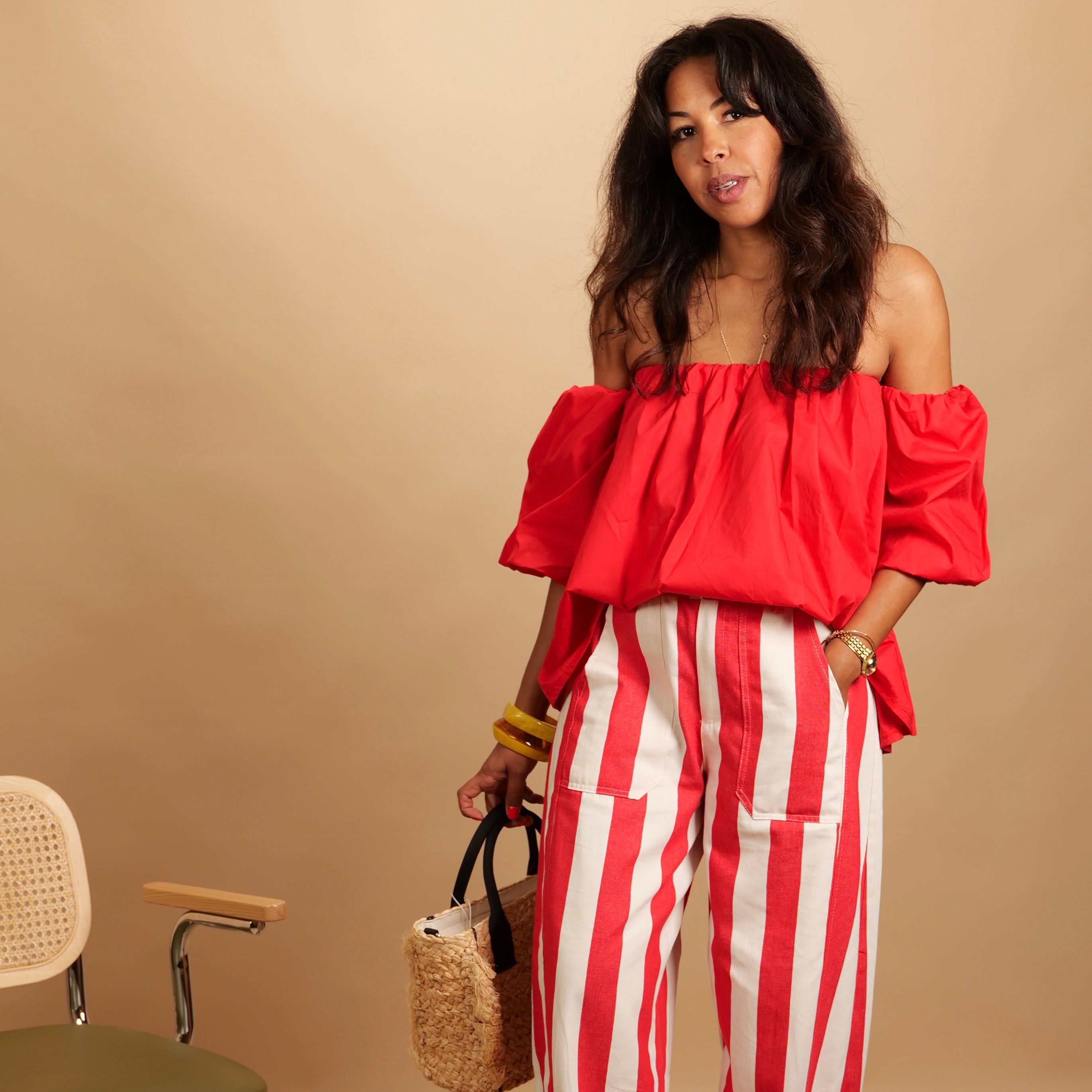 Haut bustier LIO rouge