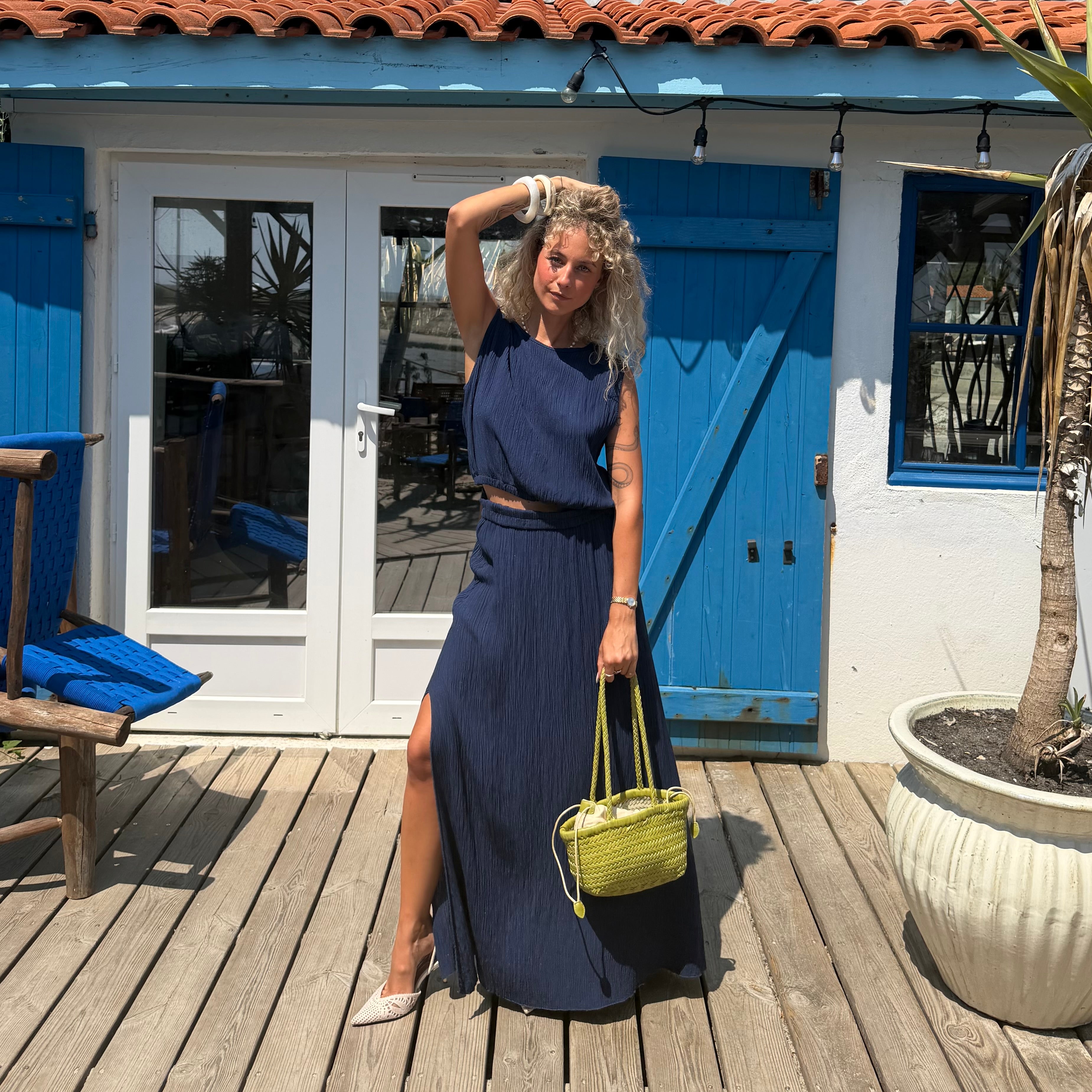 Ensemble OLYMPE bleu marine