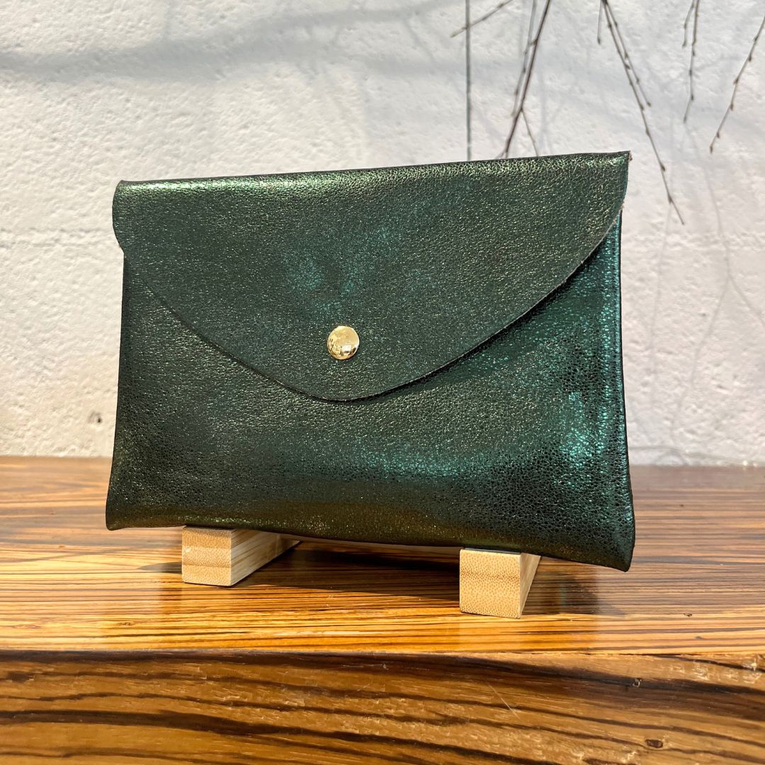Pochette JANELE vert sapin