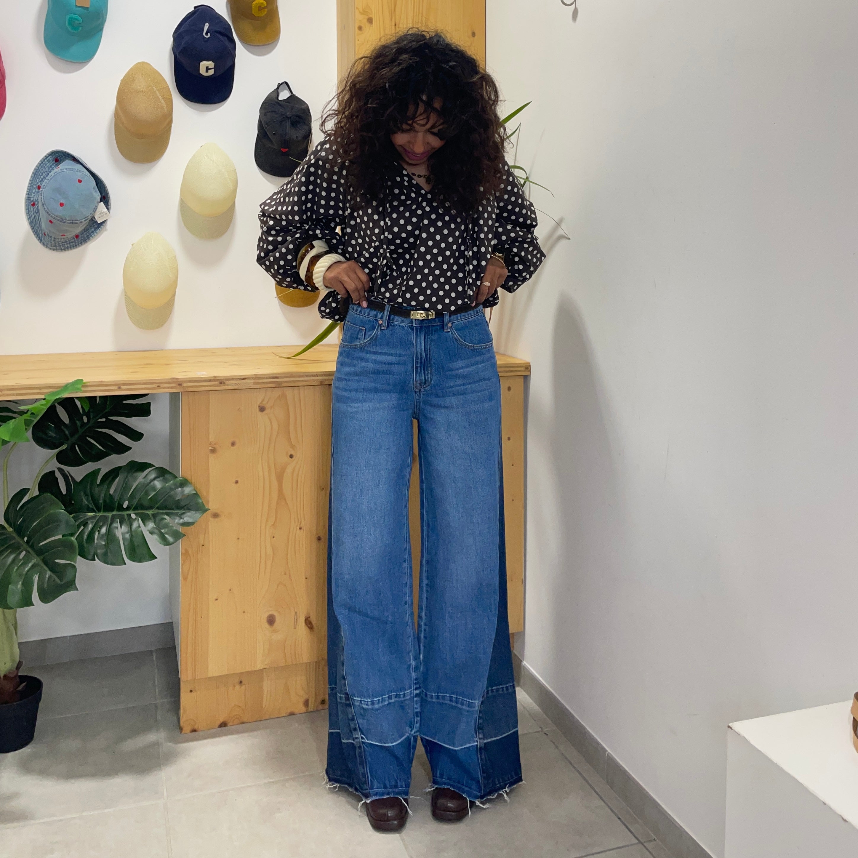 Jean large JACE patchwork