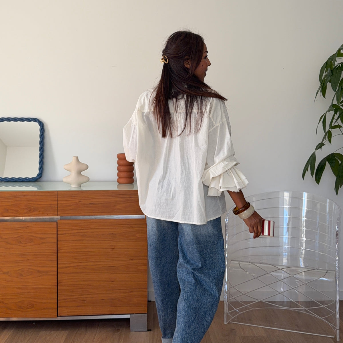 Blouse FLORA écru