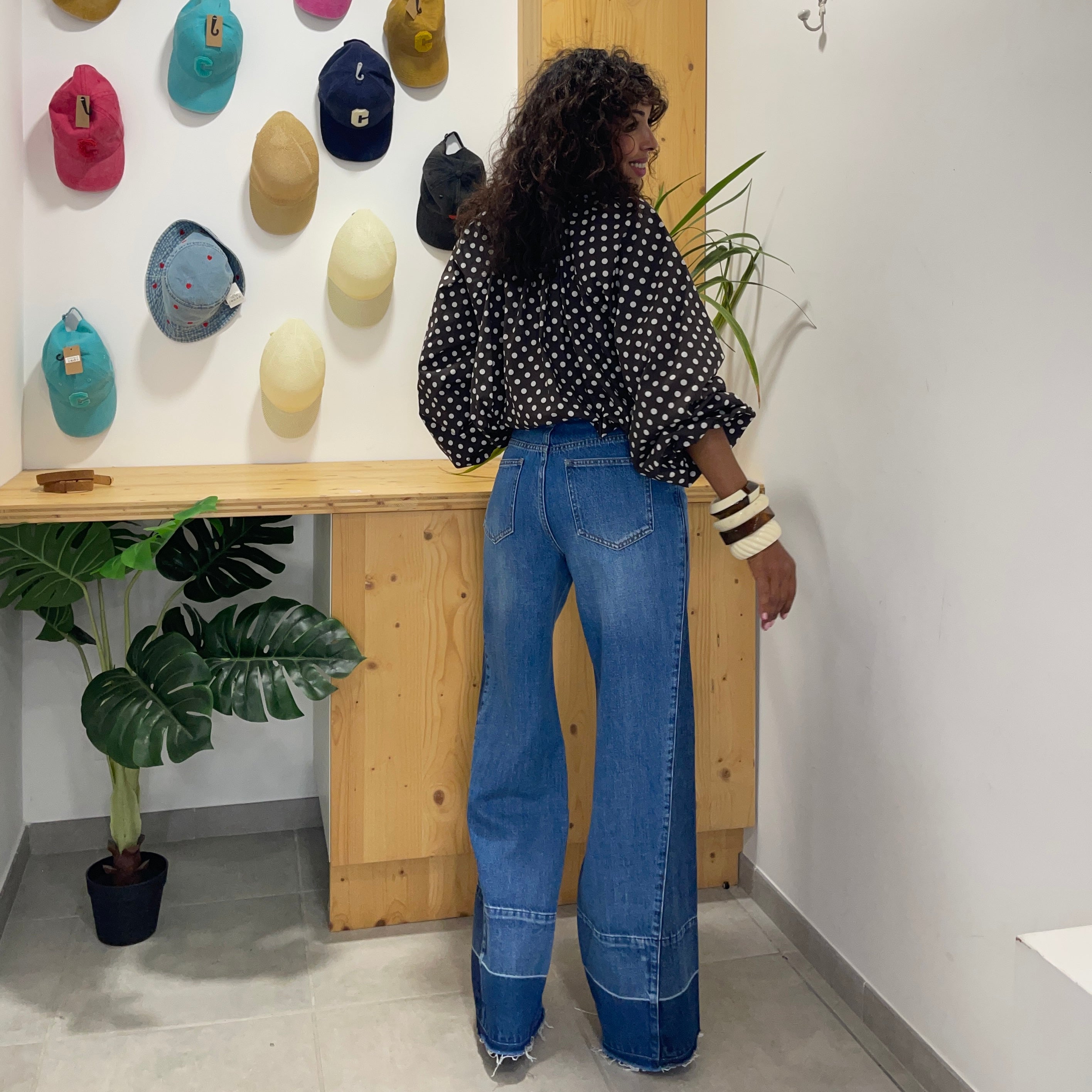 Jean large JACE patchwork