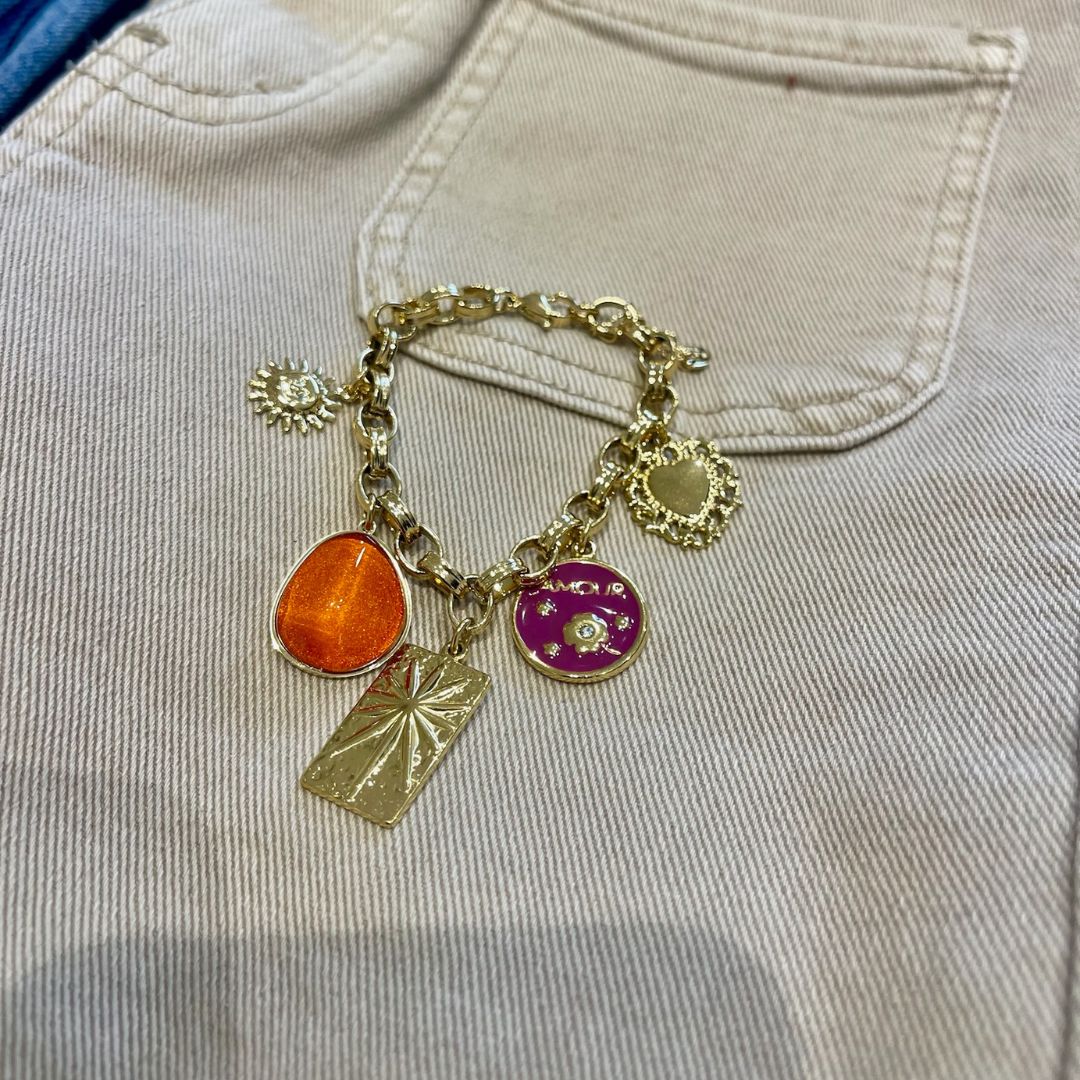 Bracelet LOVE orange