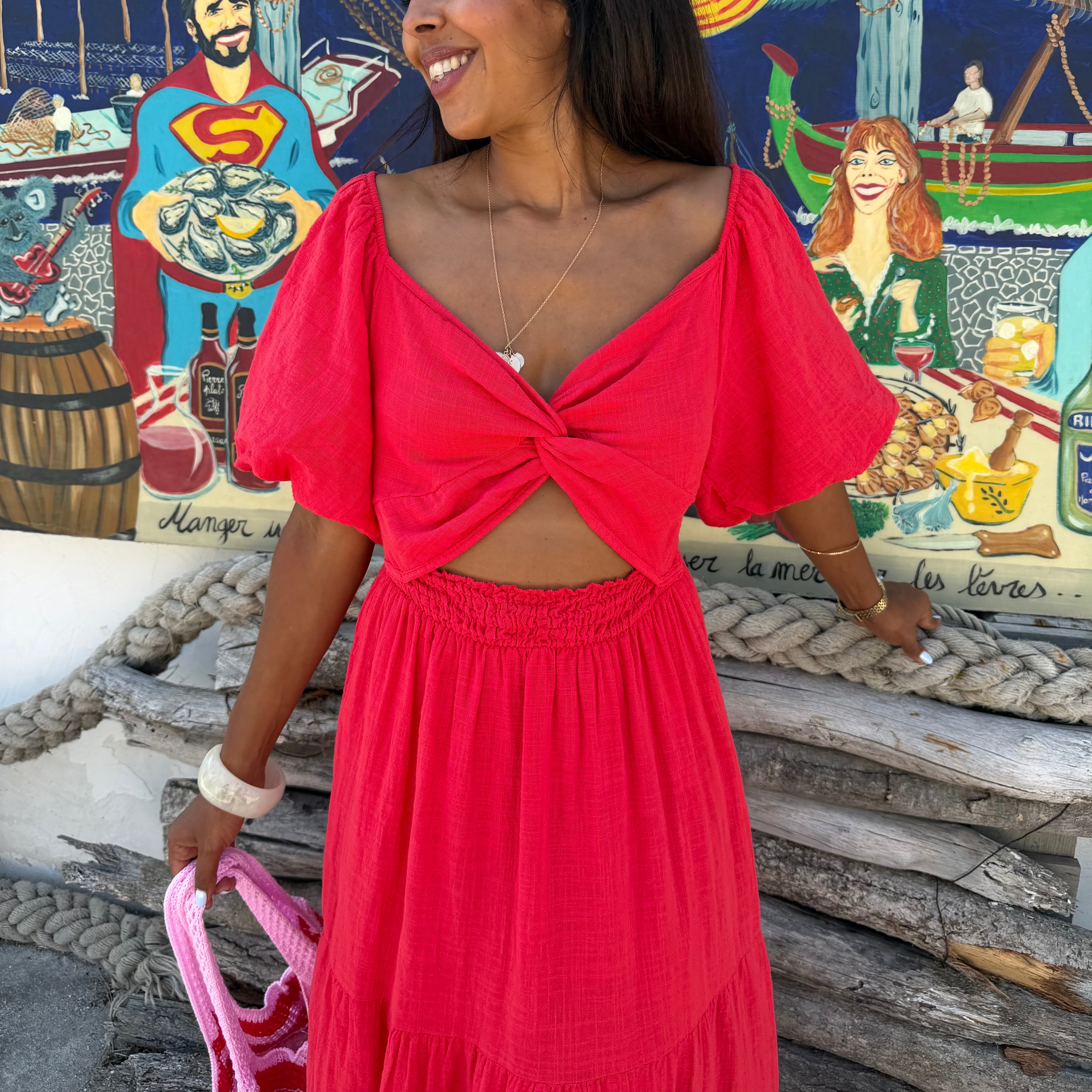 Robe TULIPE rouge