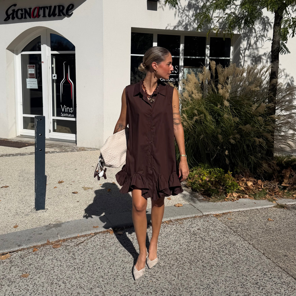 Robe AMBRE marron