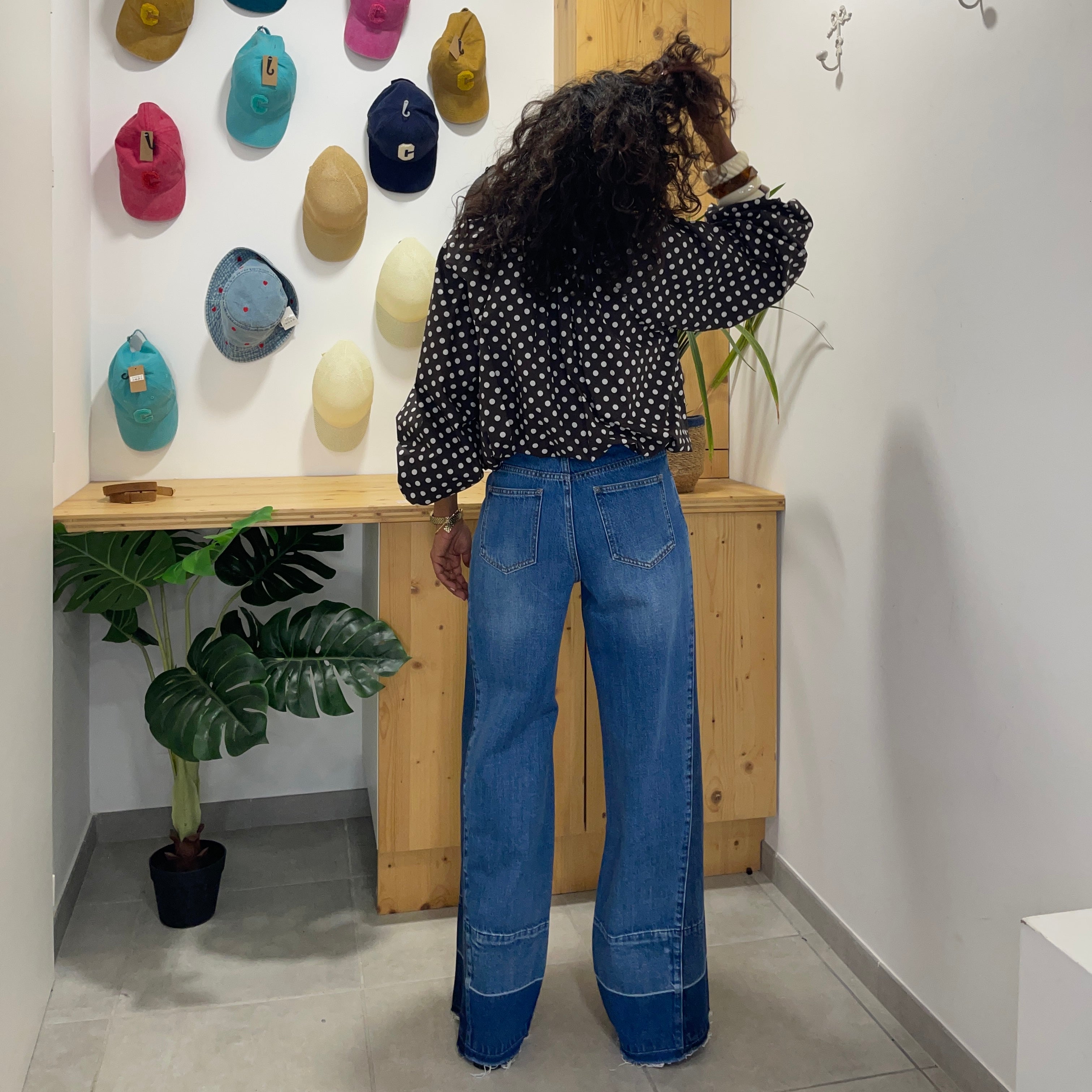 Jean large JACE patchwork