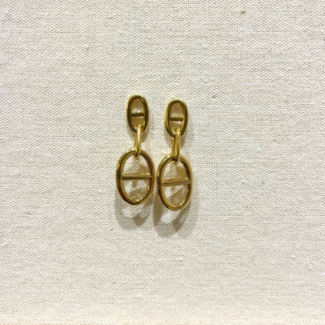 Boucles d'oreilles JOHANNA dorées
