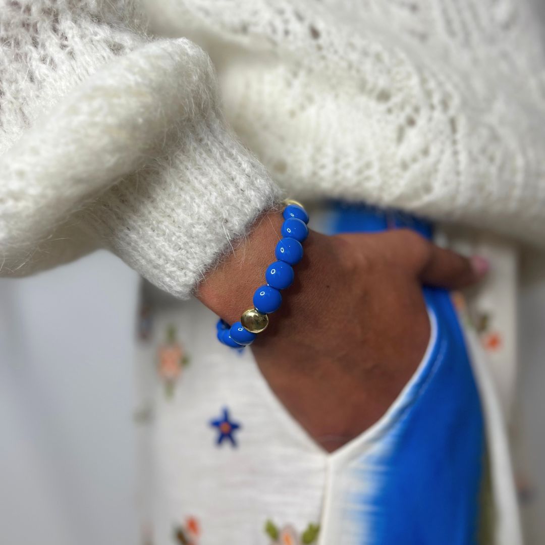 Bracelet BONBON bleu foncé