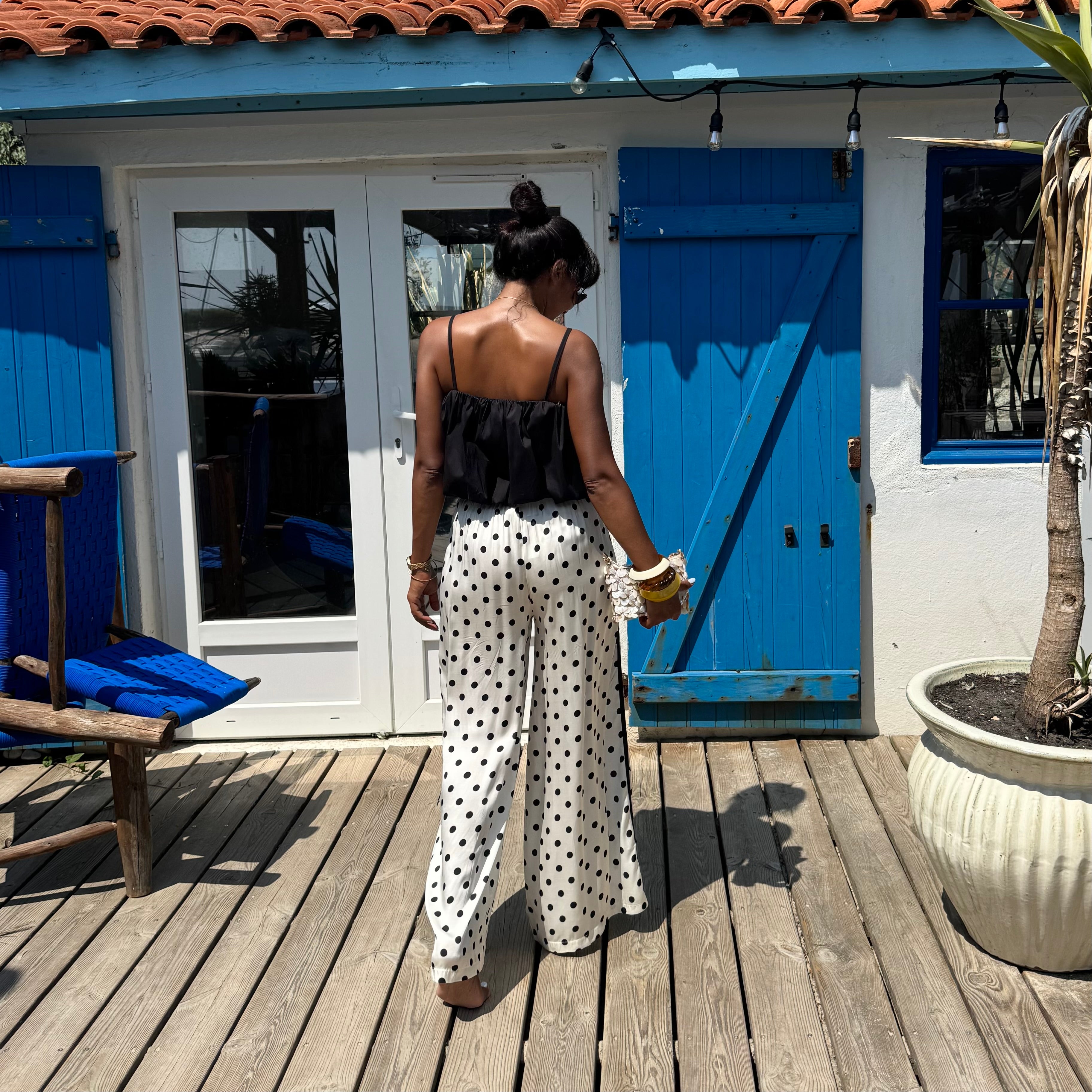 Pantalon TINO à pois