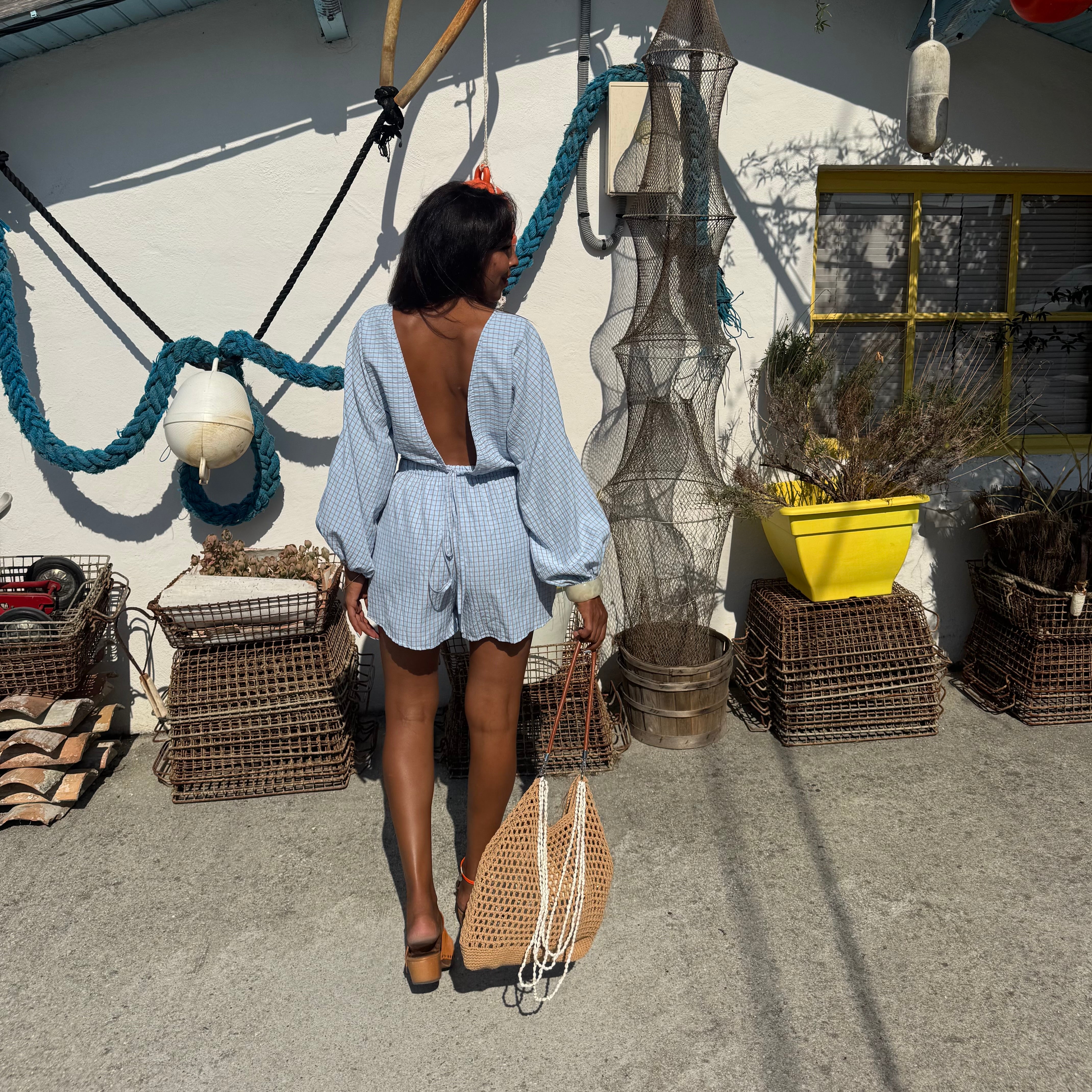 Jupe Short LIVIA à carreaux