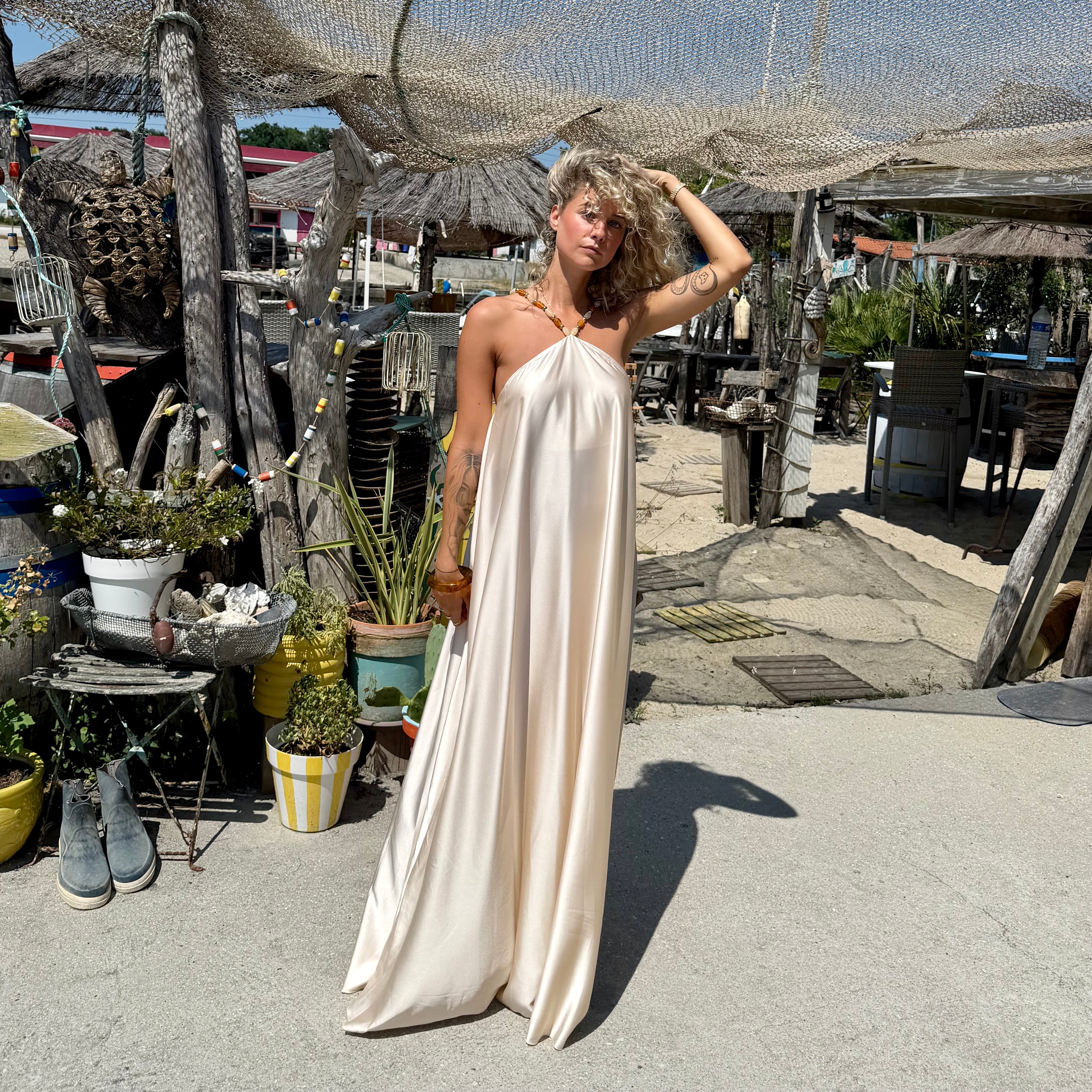Robe PERLA crème