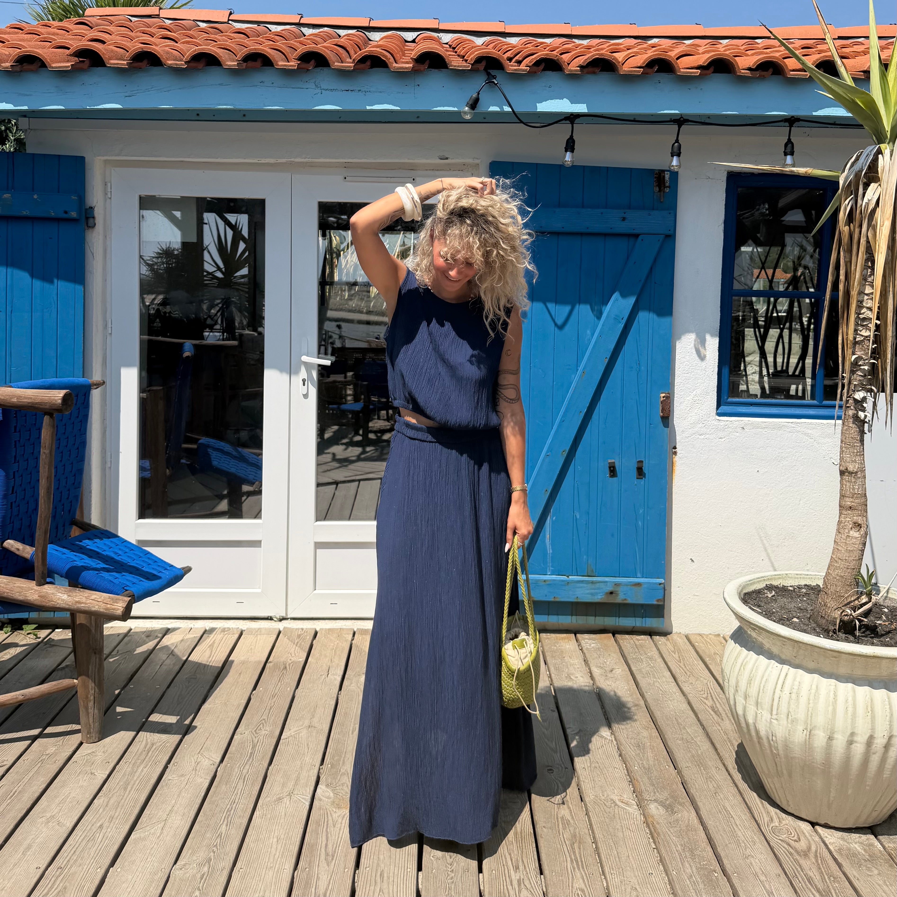 Ensemble OLYMPE bleu marine