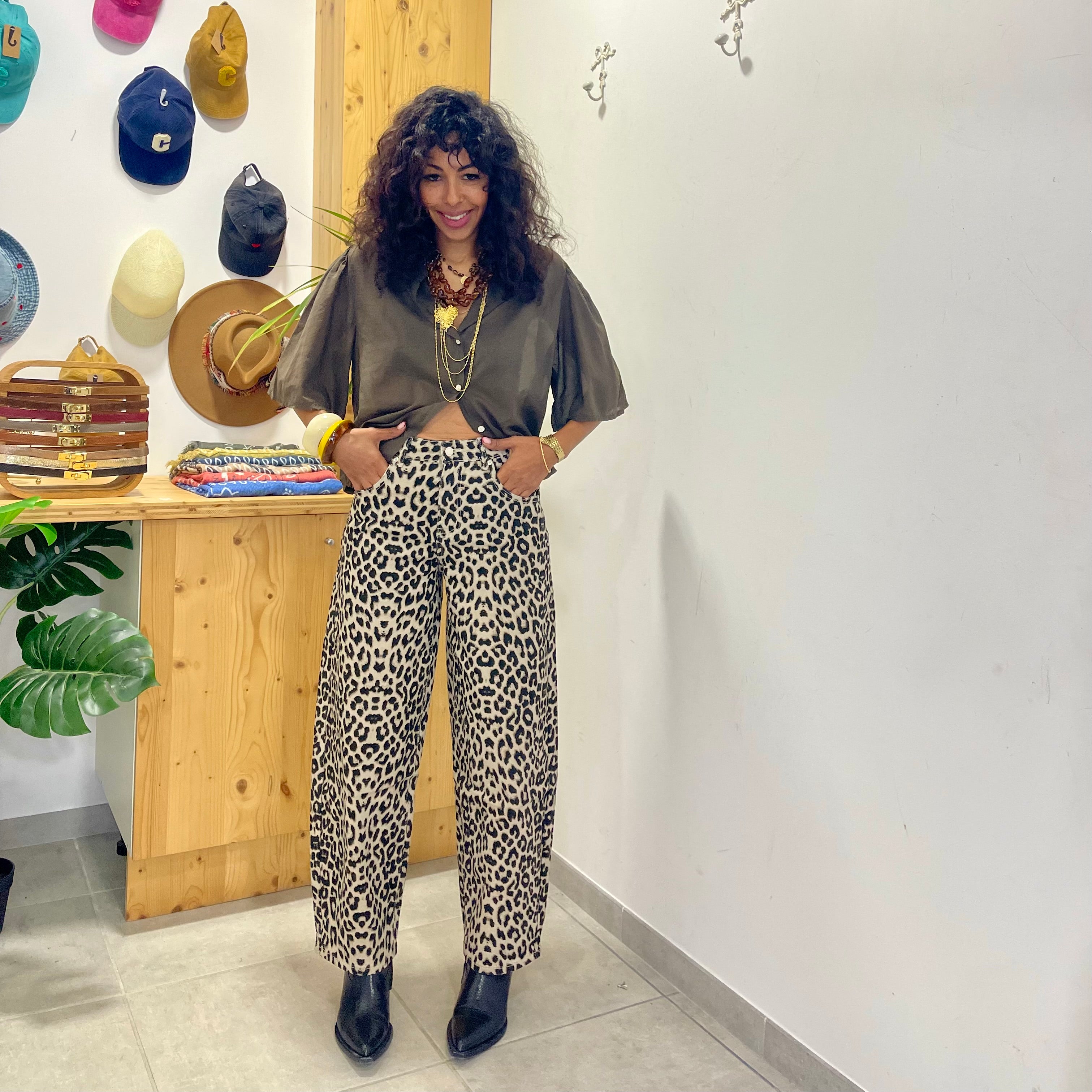 Jean ballon ISAR léopard