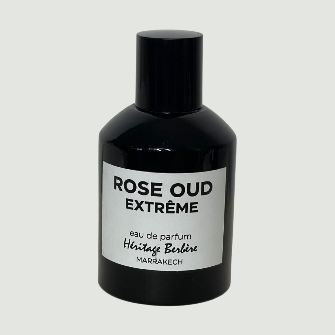 Eau de parfum ROSE OUD mariant la rose du Maroc avec le safran et la vanille