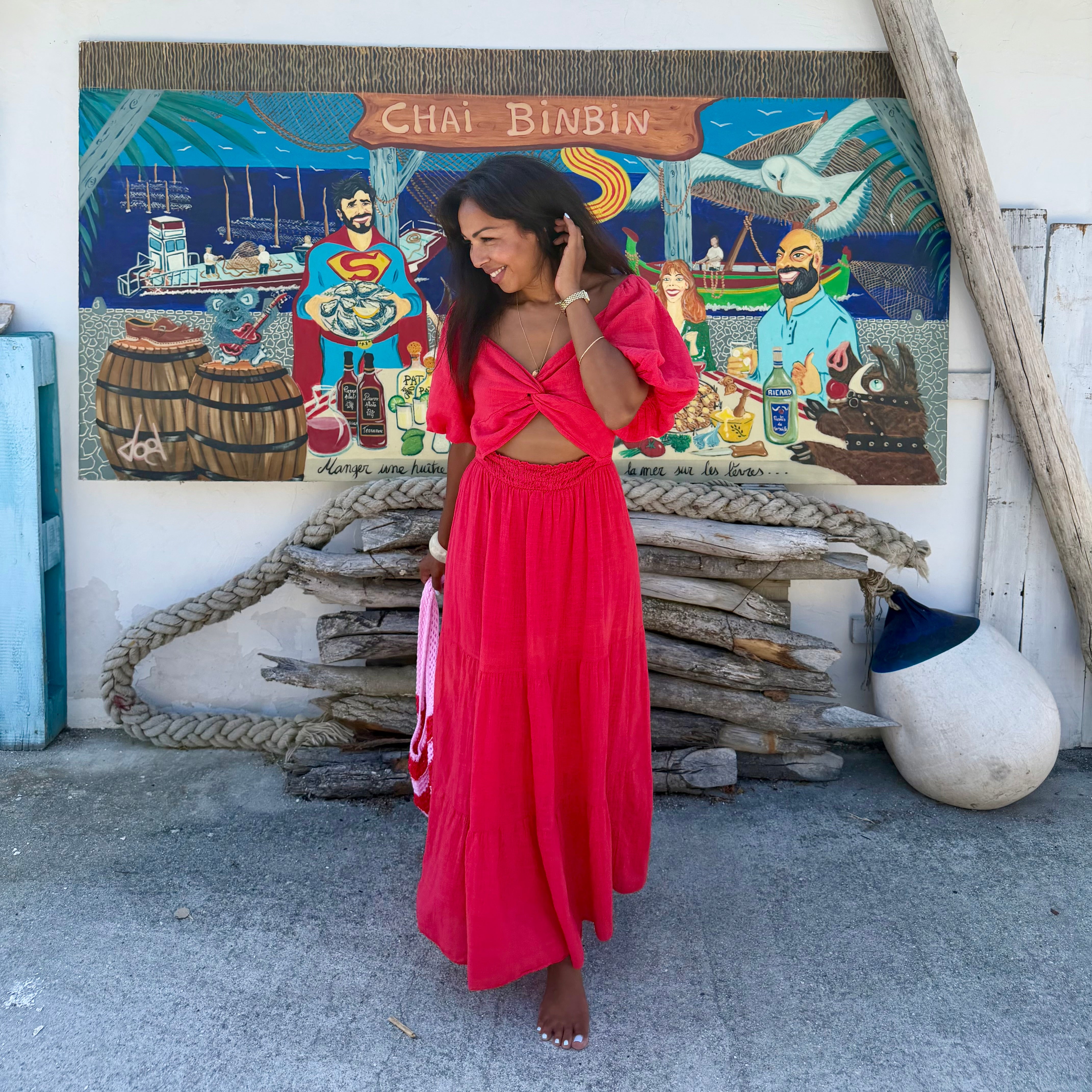 Robe TULIPE rouge