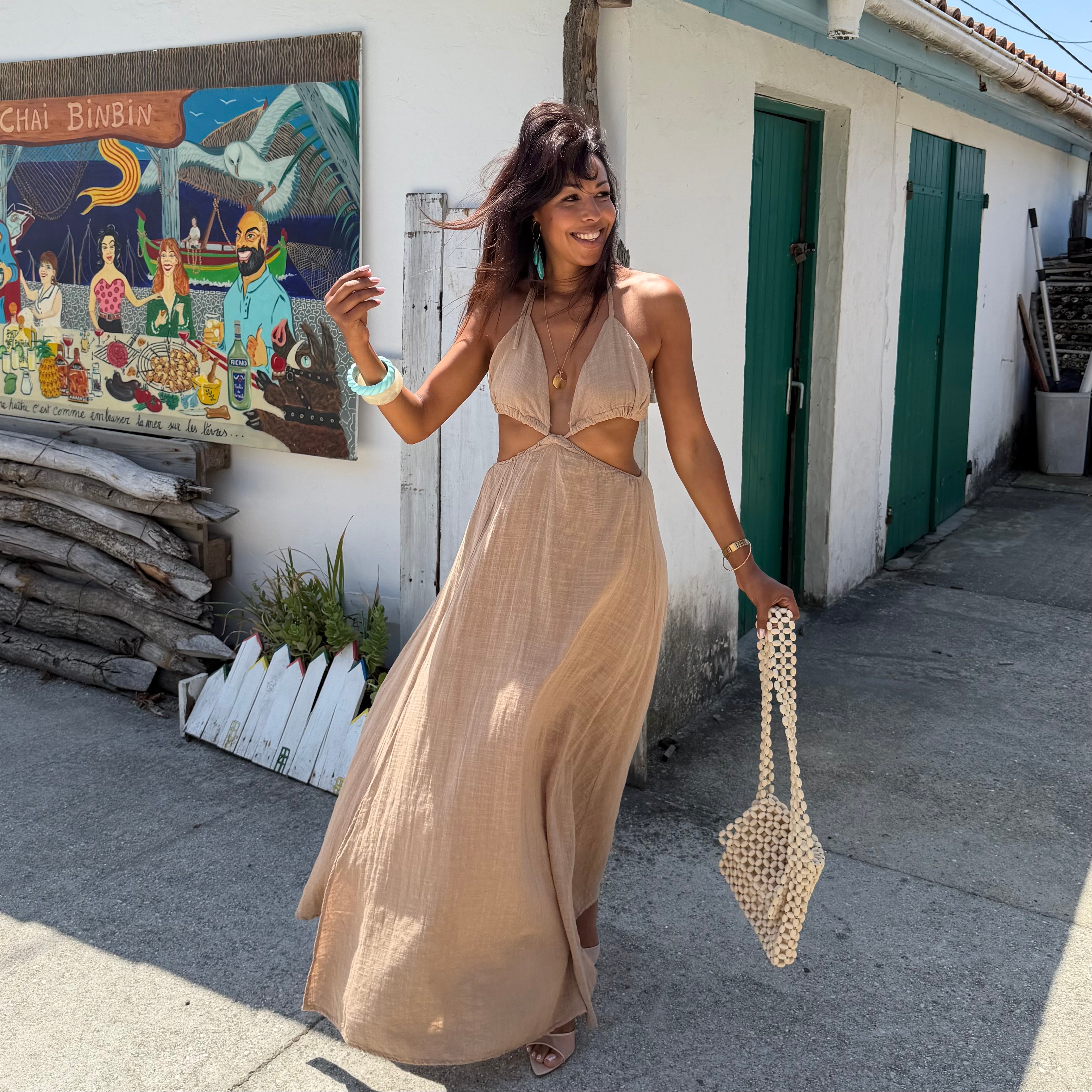 Robe SIA longue beige