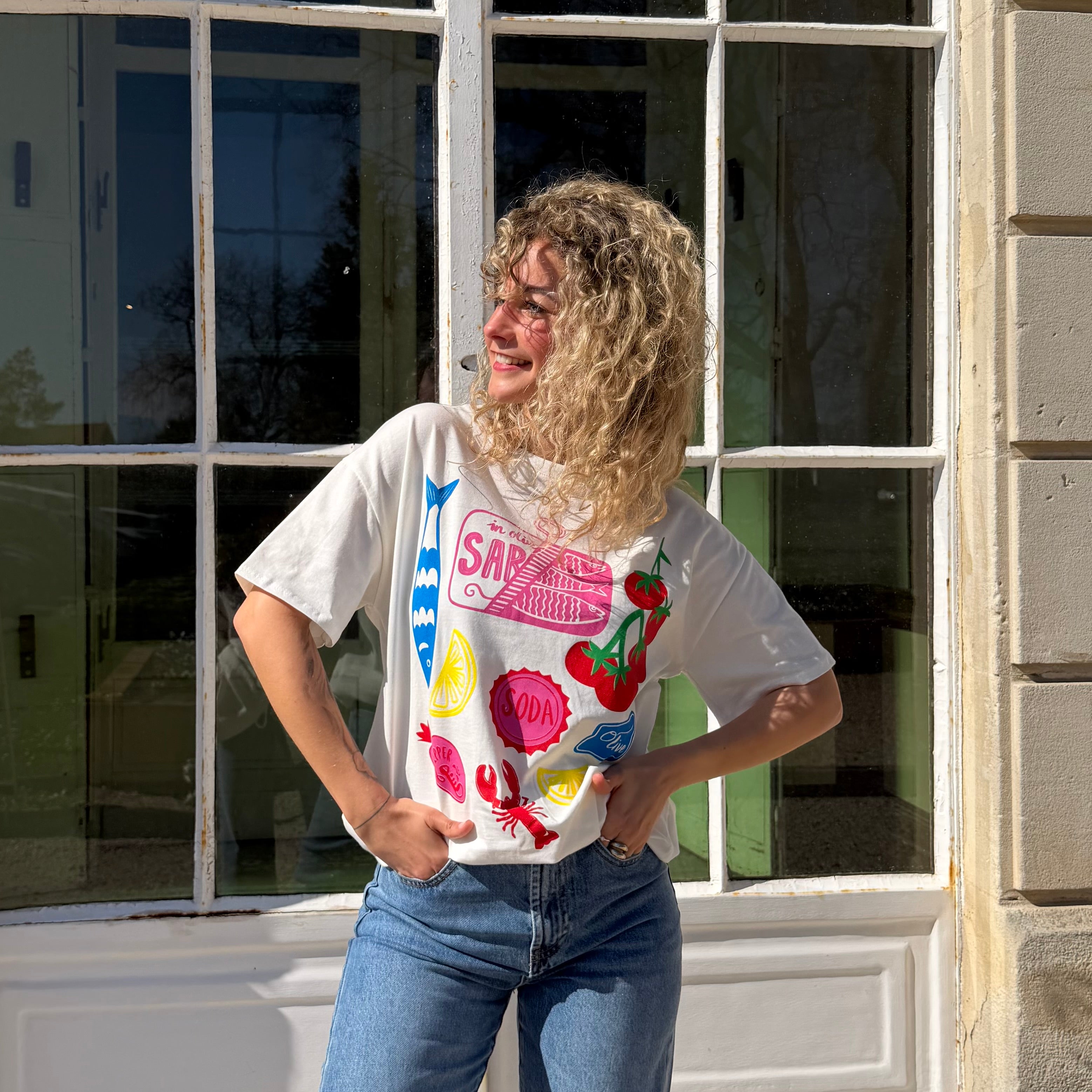 T-shirt SARDIGNE imprimé couleurs