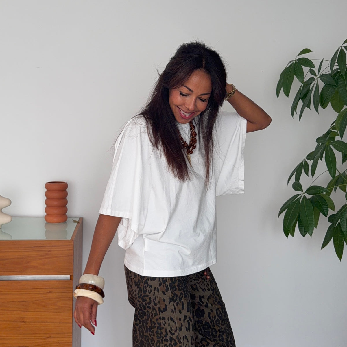 T-shirt CHATLOTTE blanc