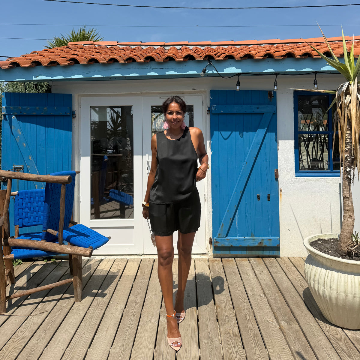 Short NACRE noir