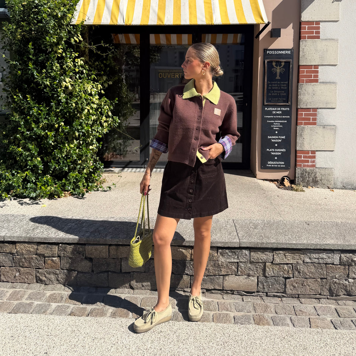 Jupe TESSY chocolat