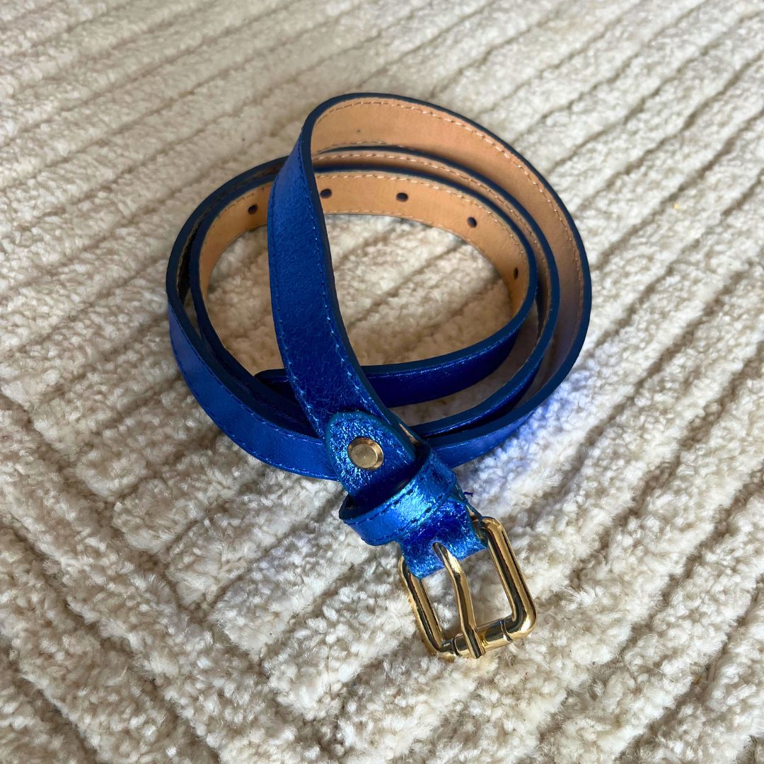 Ceinture LAETITIA bleue