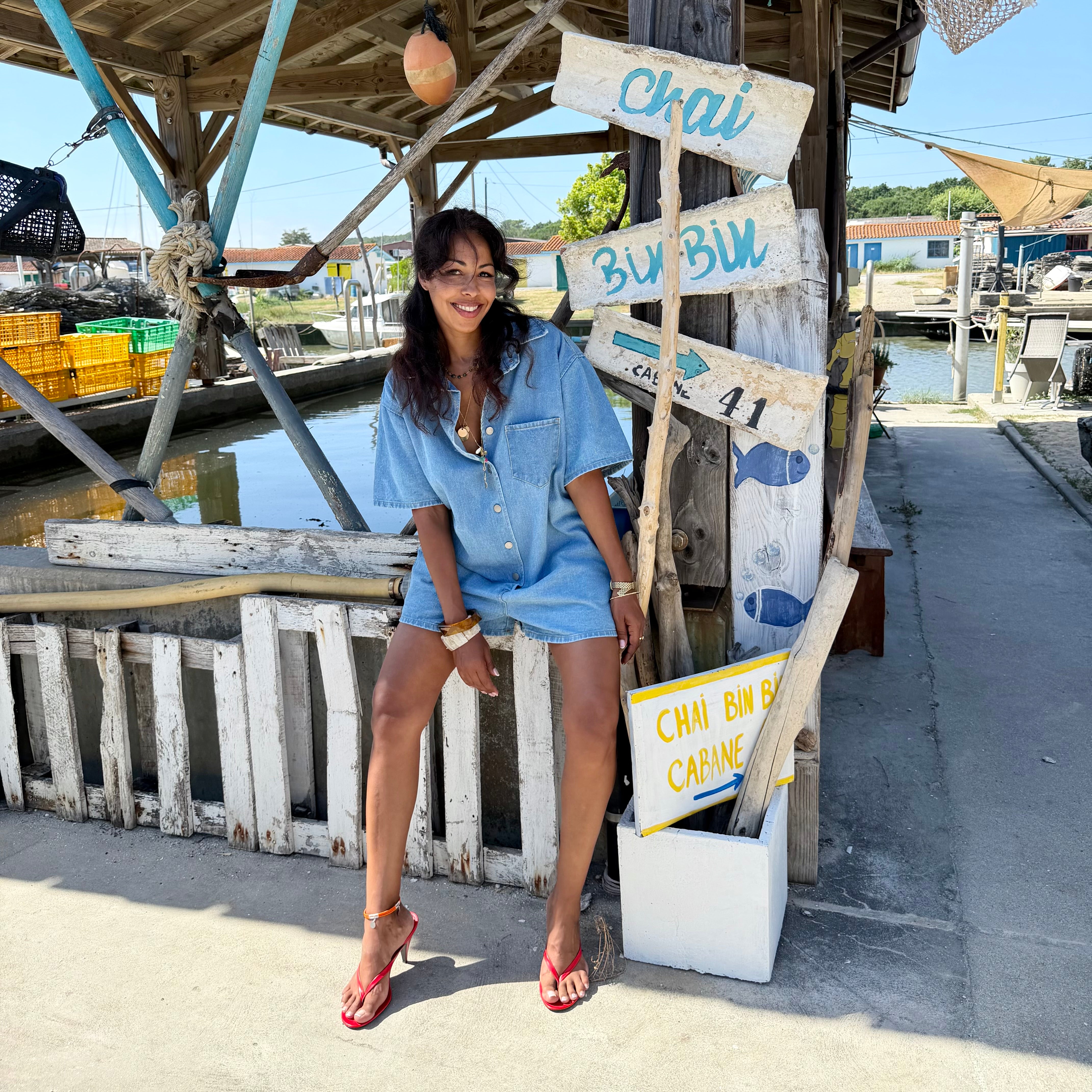 Combi- short CHIARO denim
