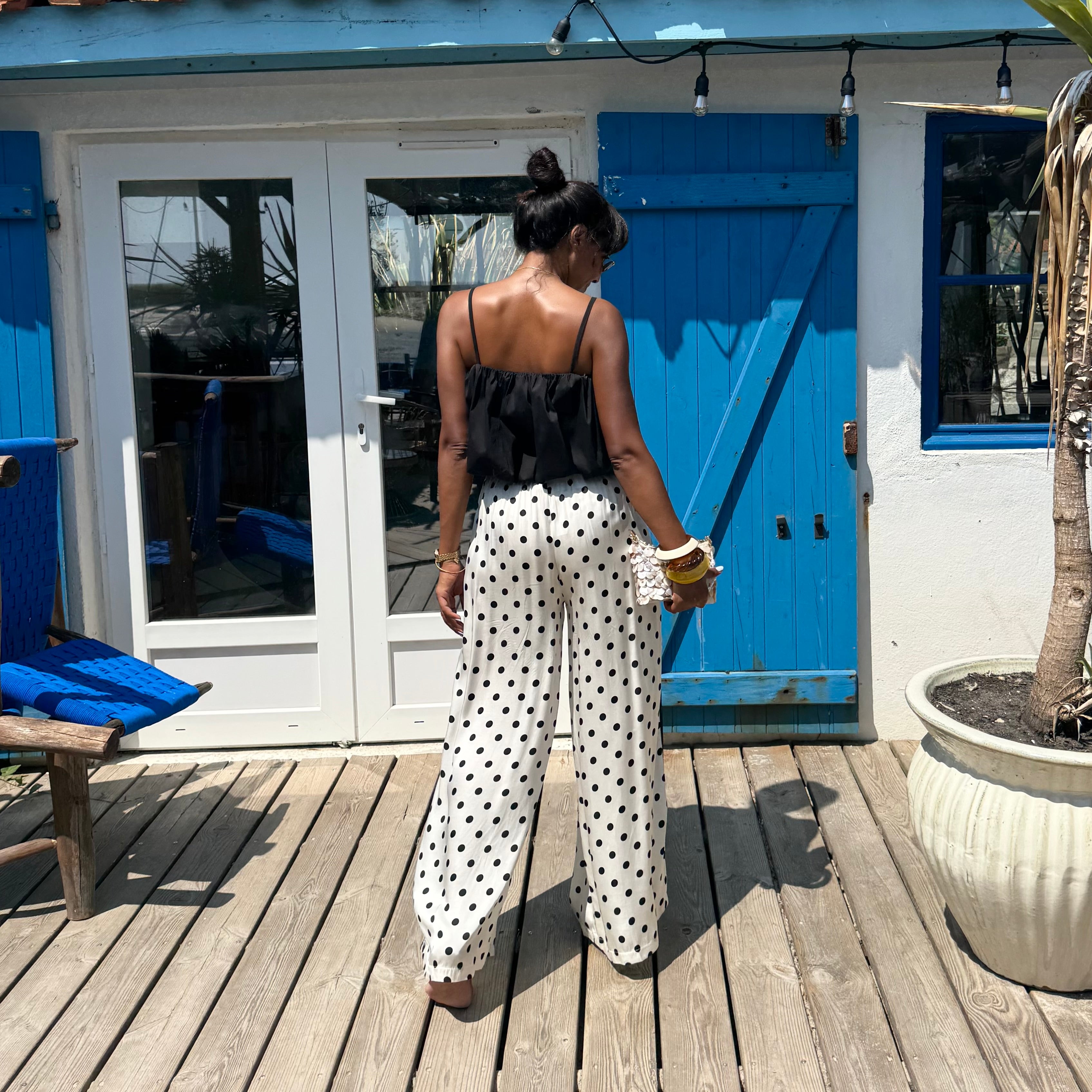 Pantalon TINO à pois