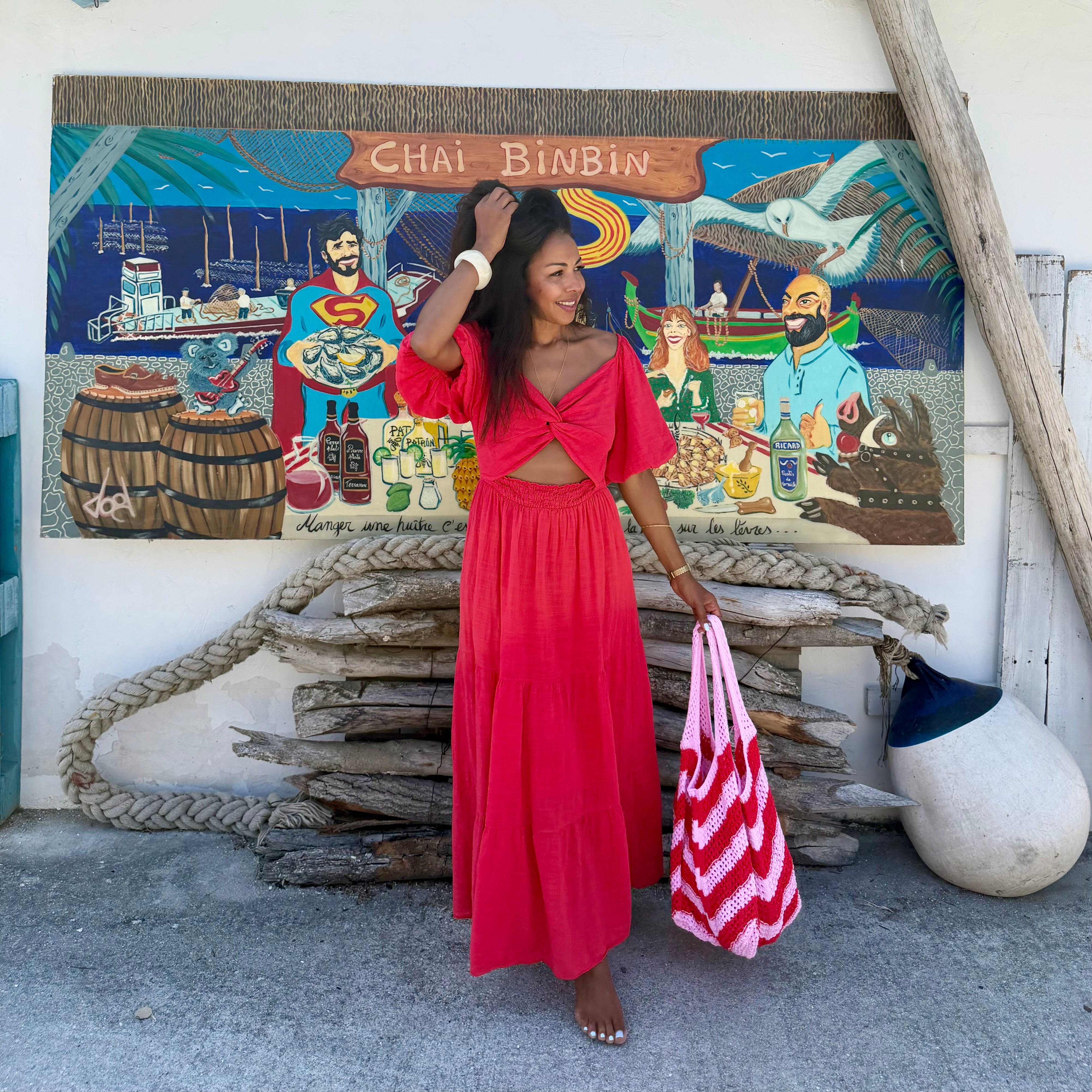 Robe TULIPE rouge