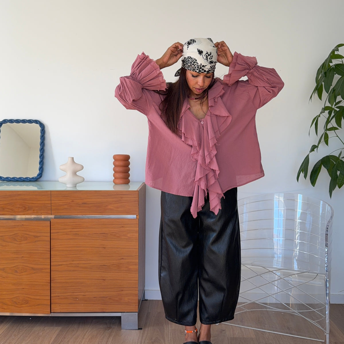 Blouse FLORA rose
