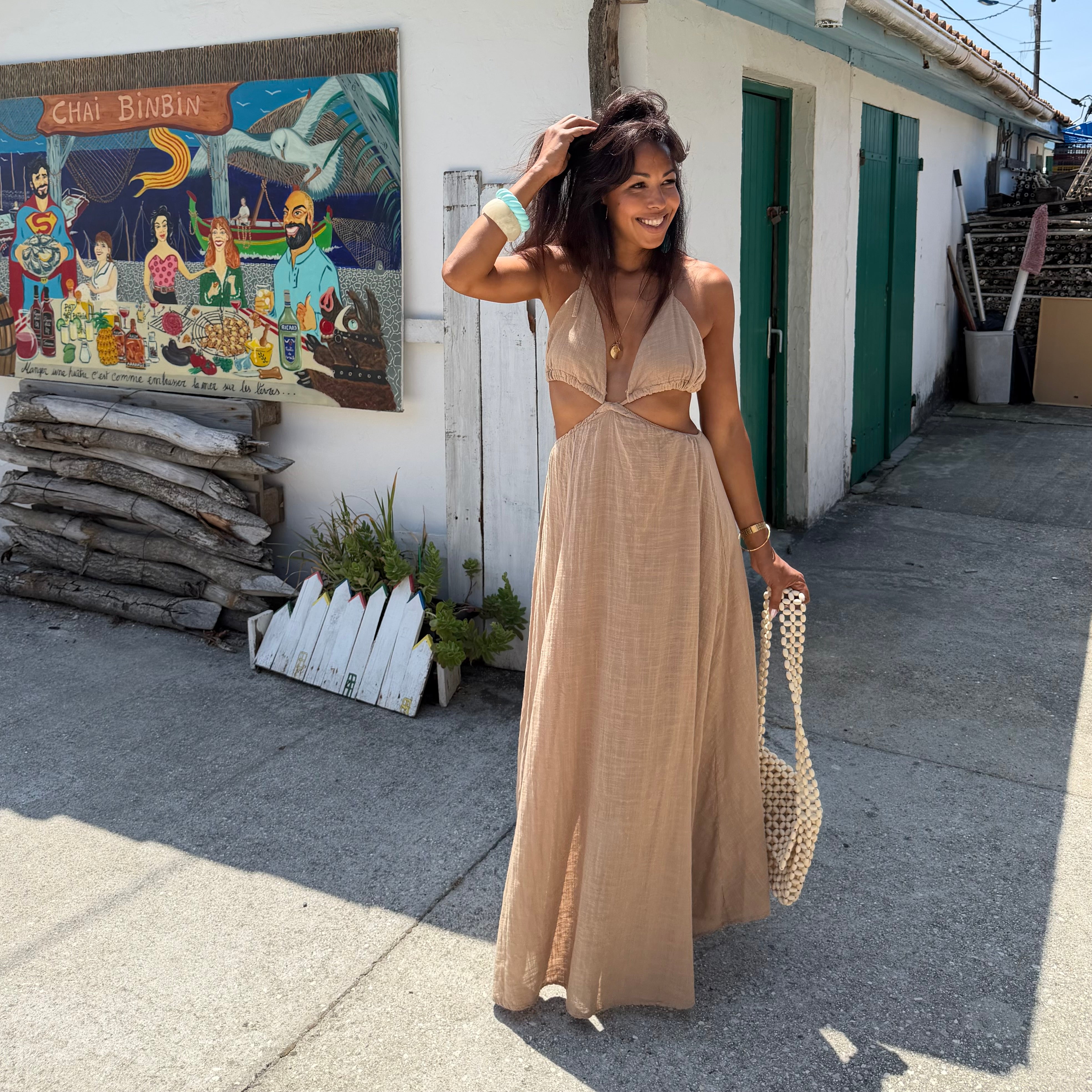 Robe SIA longue beige