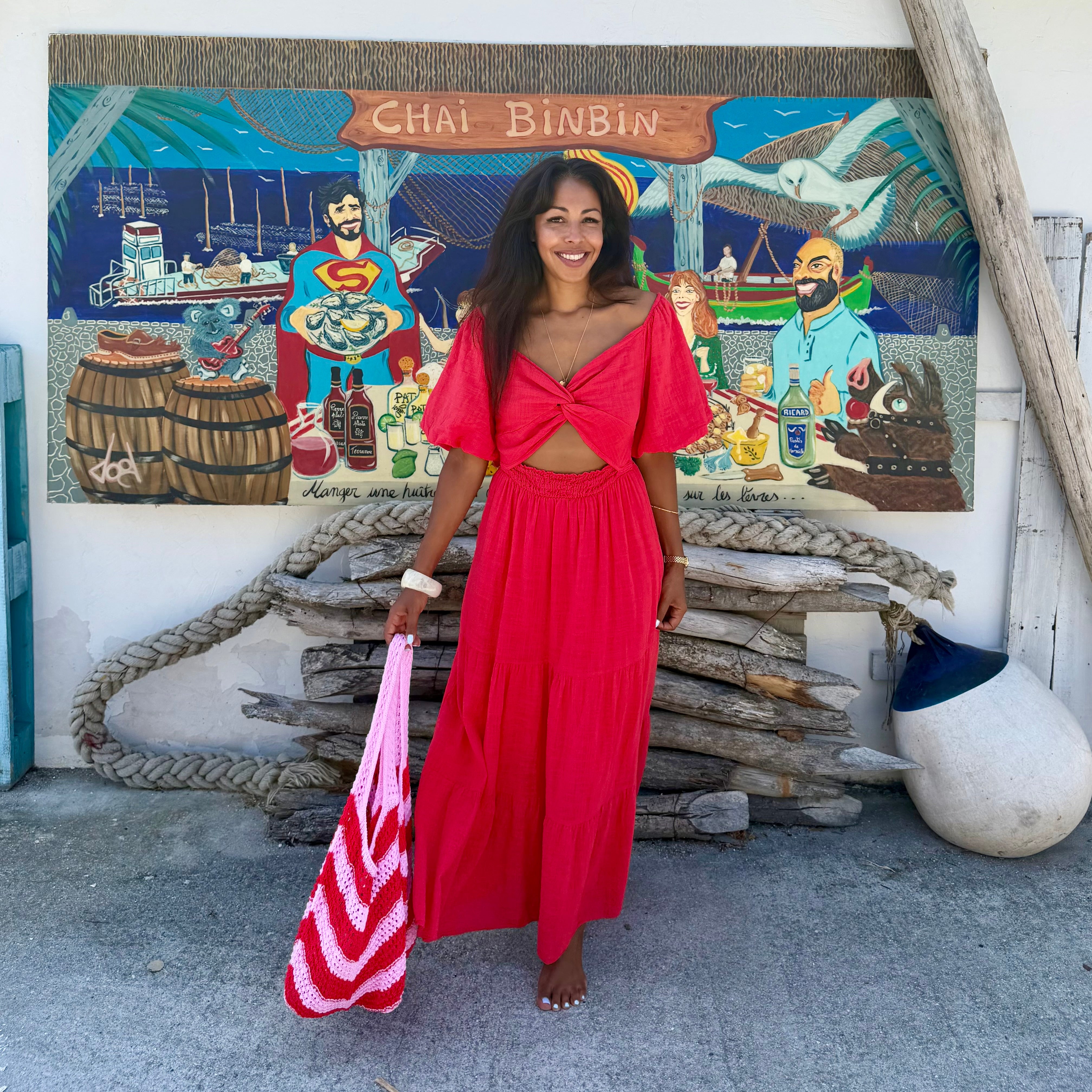 Robe TULIPE rouge