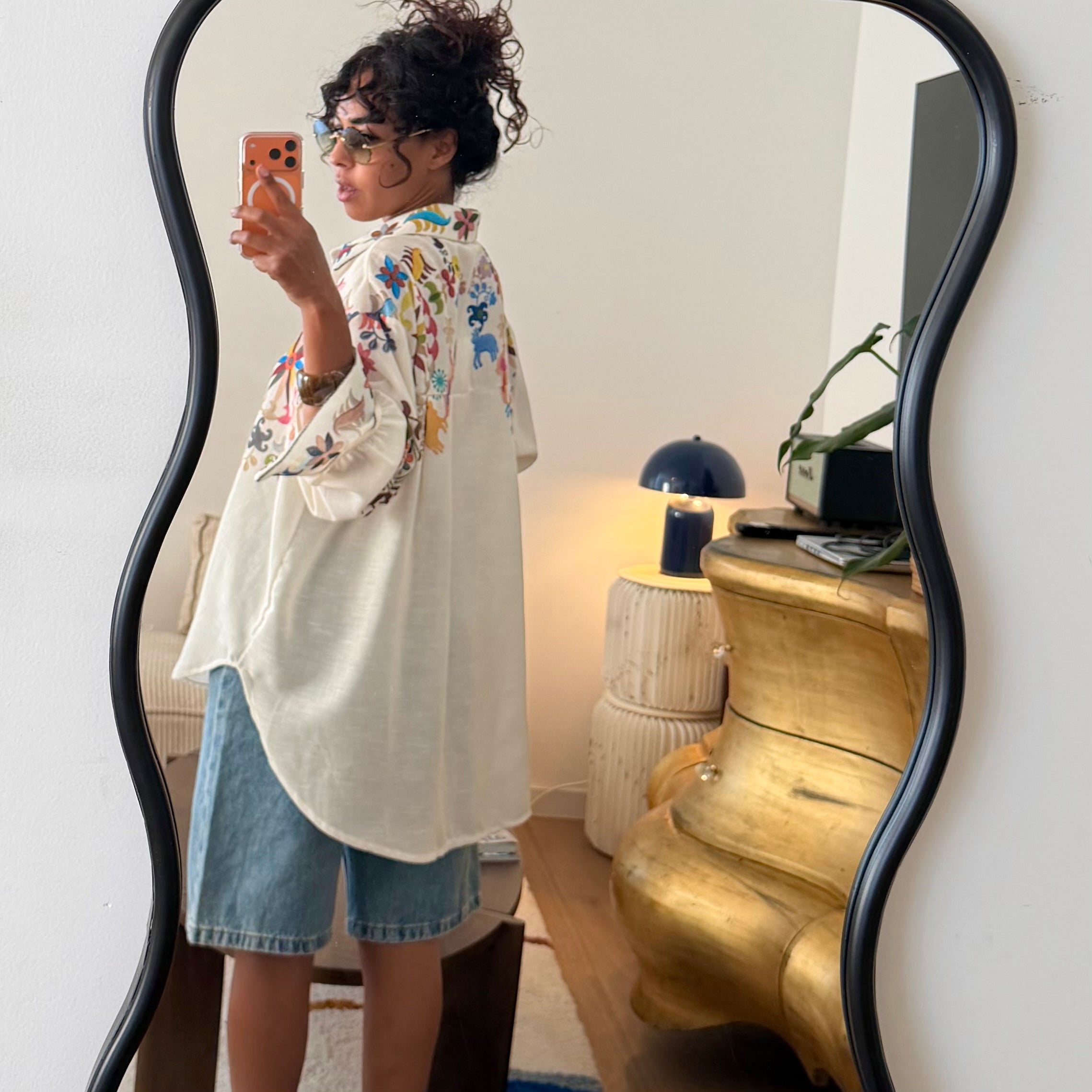 Chemise MANDALA imprimée colorée