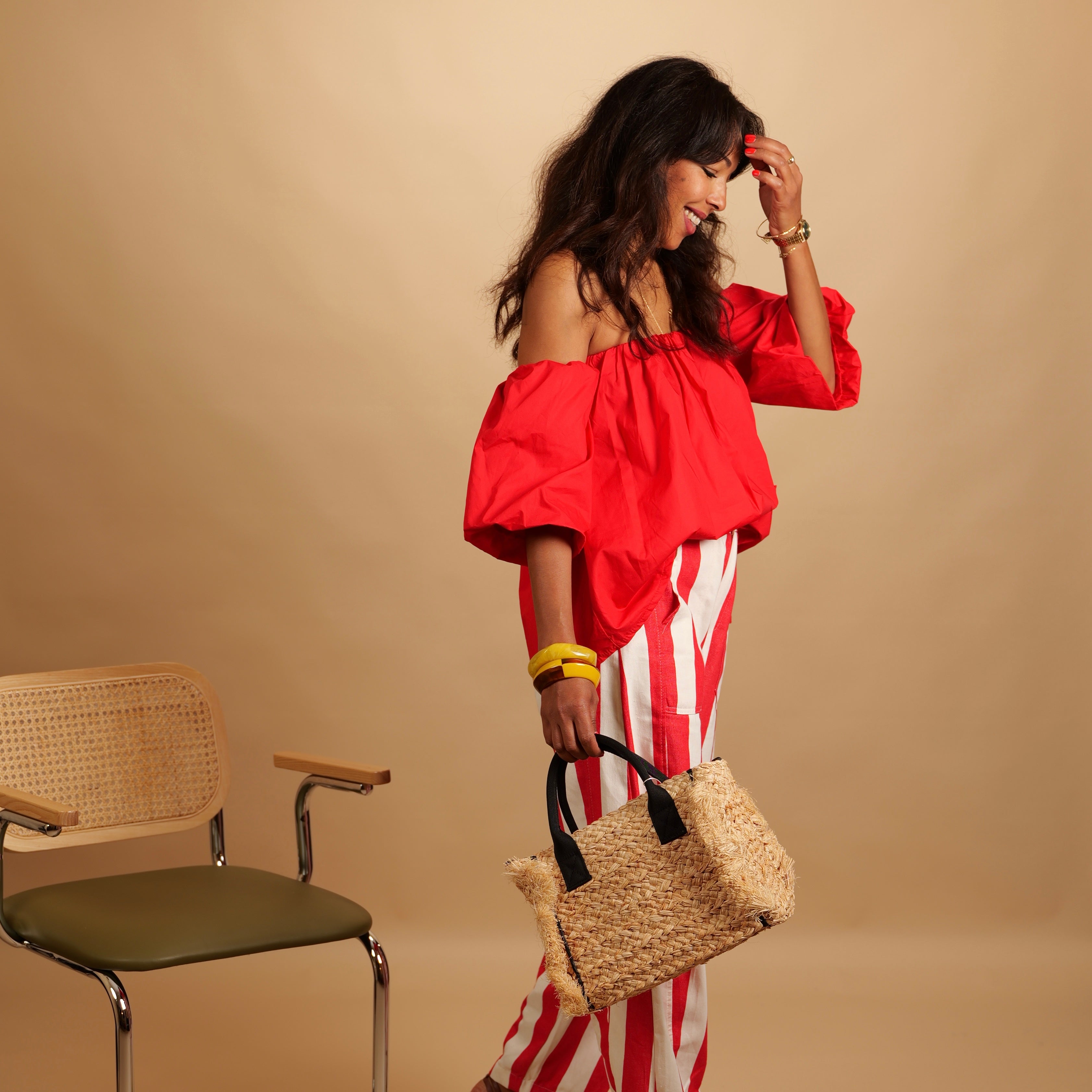 Haut bustier LIO rouge