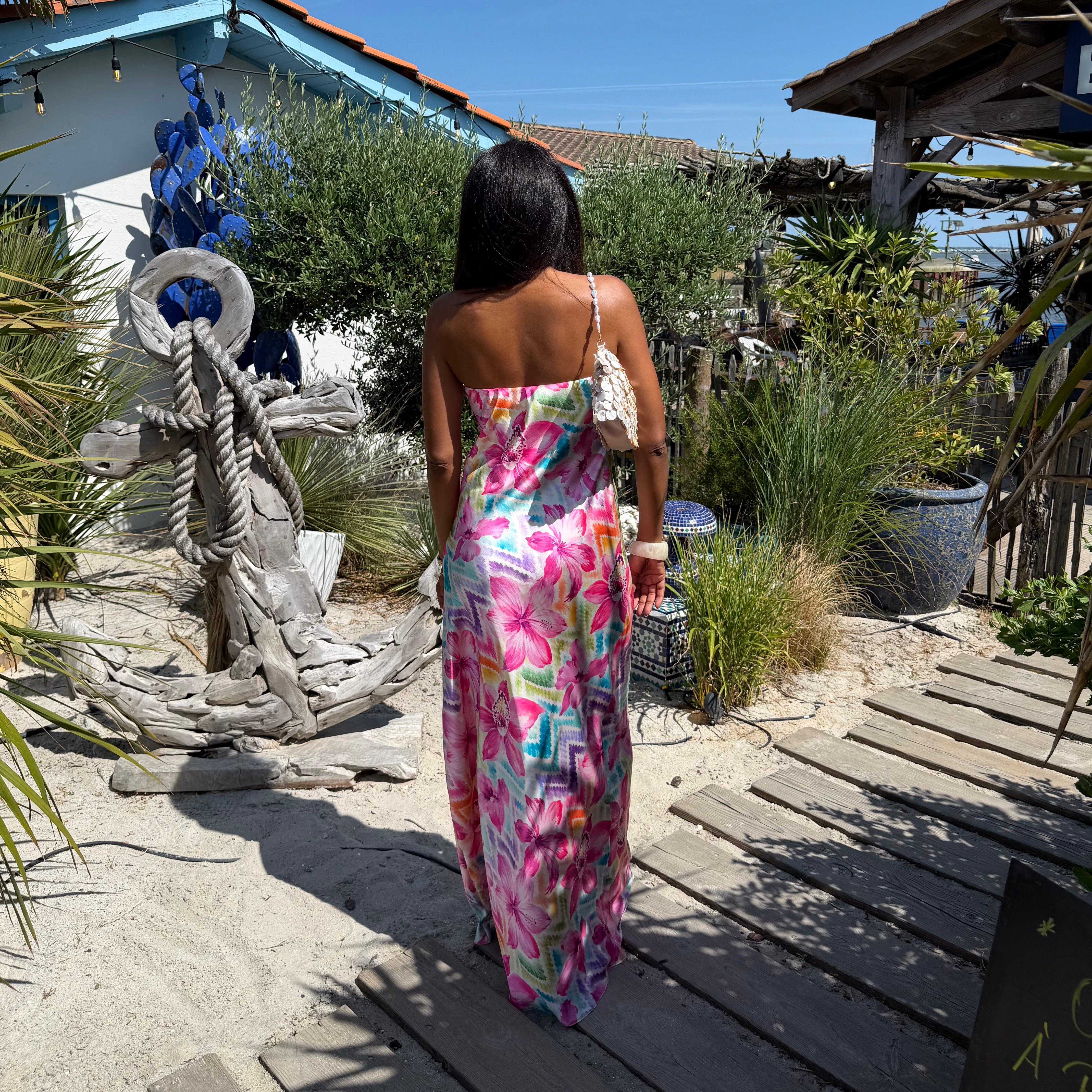 Robe HIBISCUS longue florale