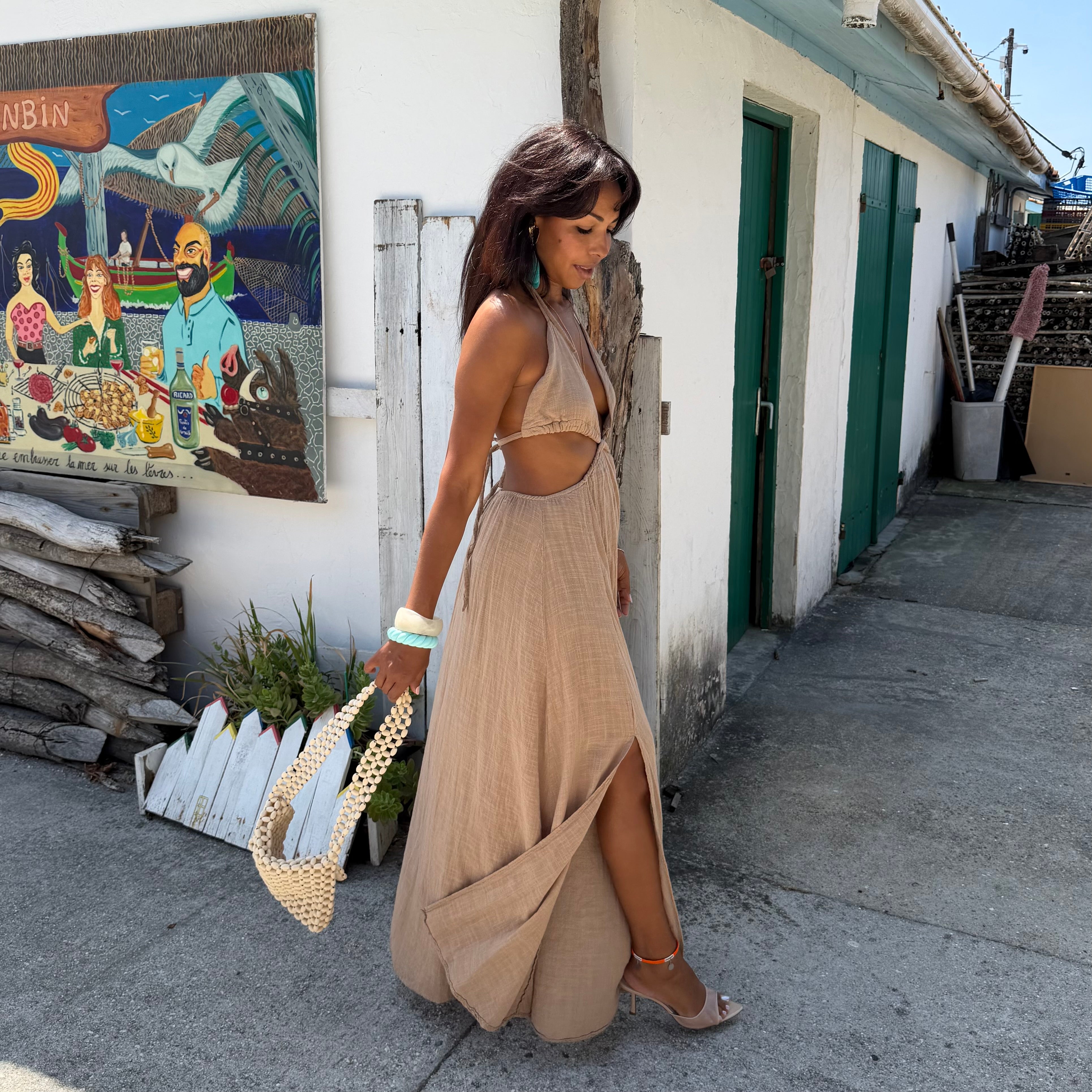 Robe SIA longue beige