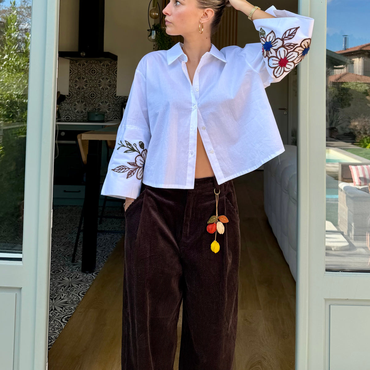Pantalon LOKA marron