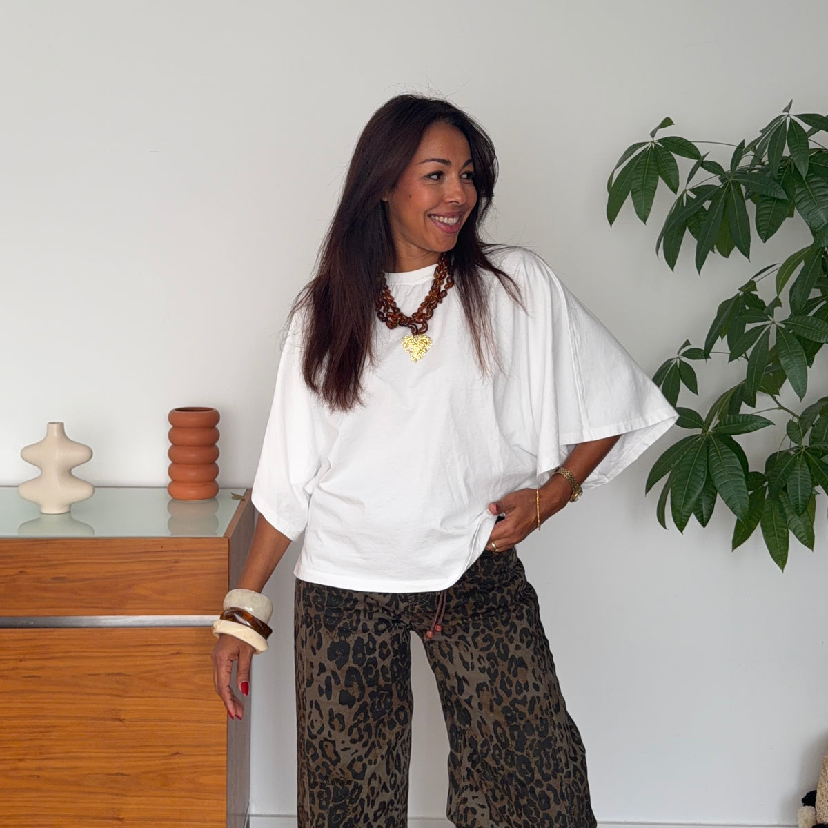 T-shirt CHATLOTTE blanc