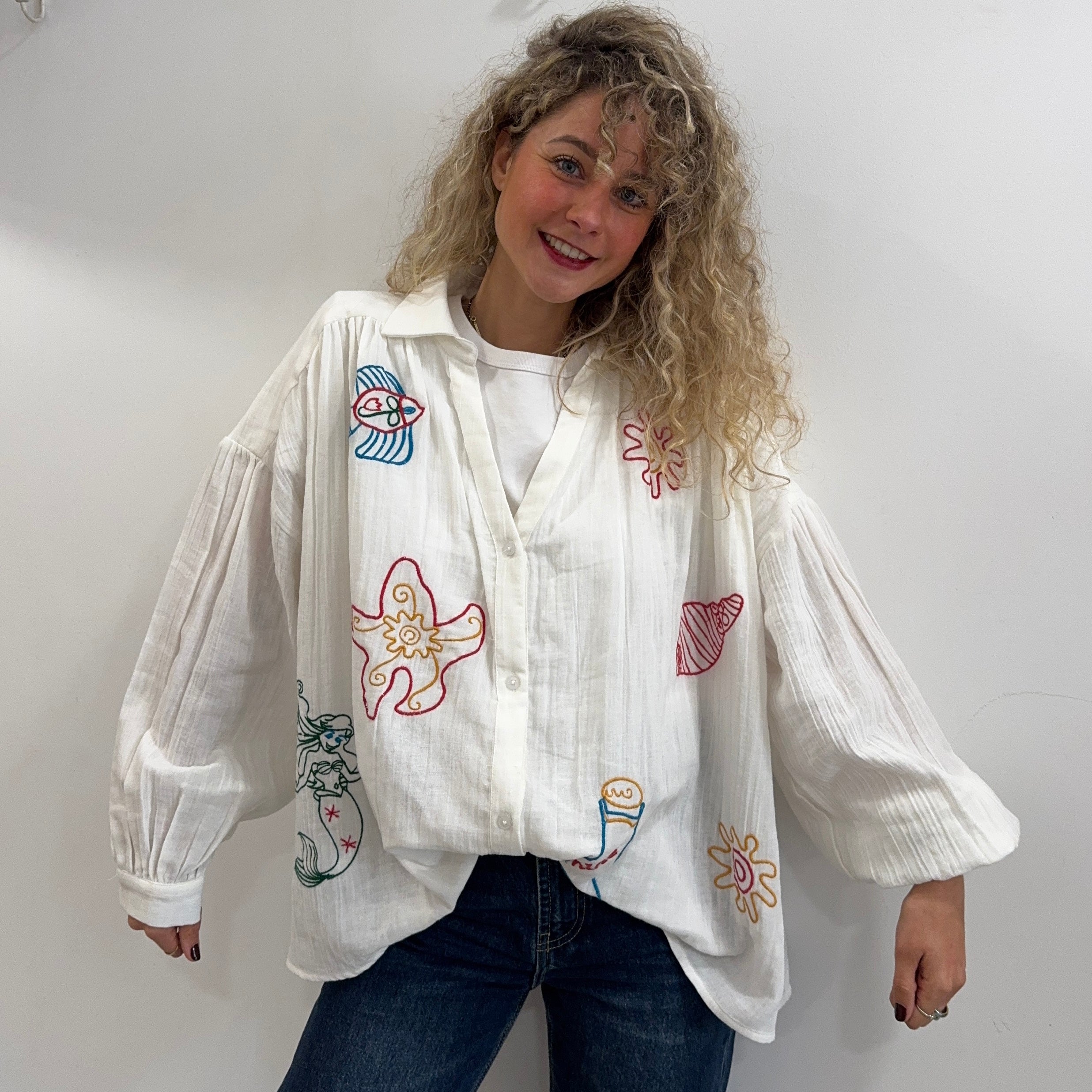 Blouse de coton ALIVA
