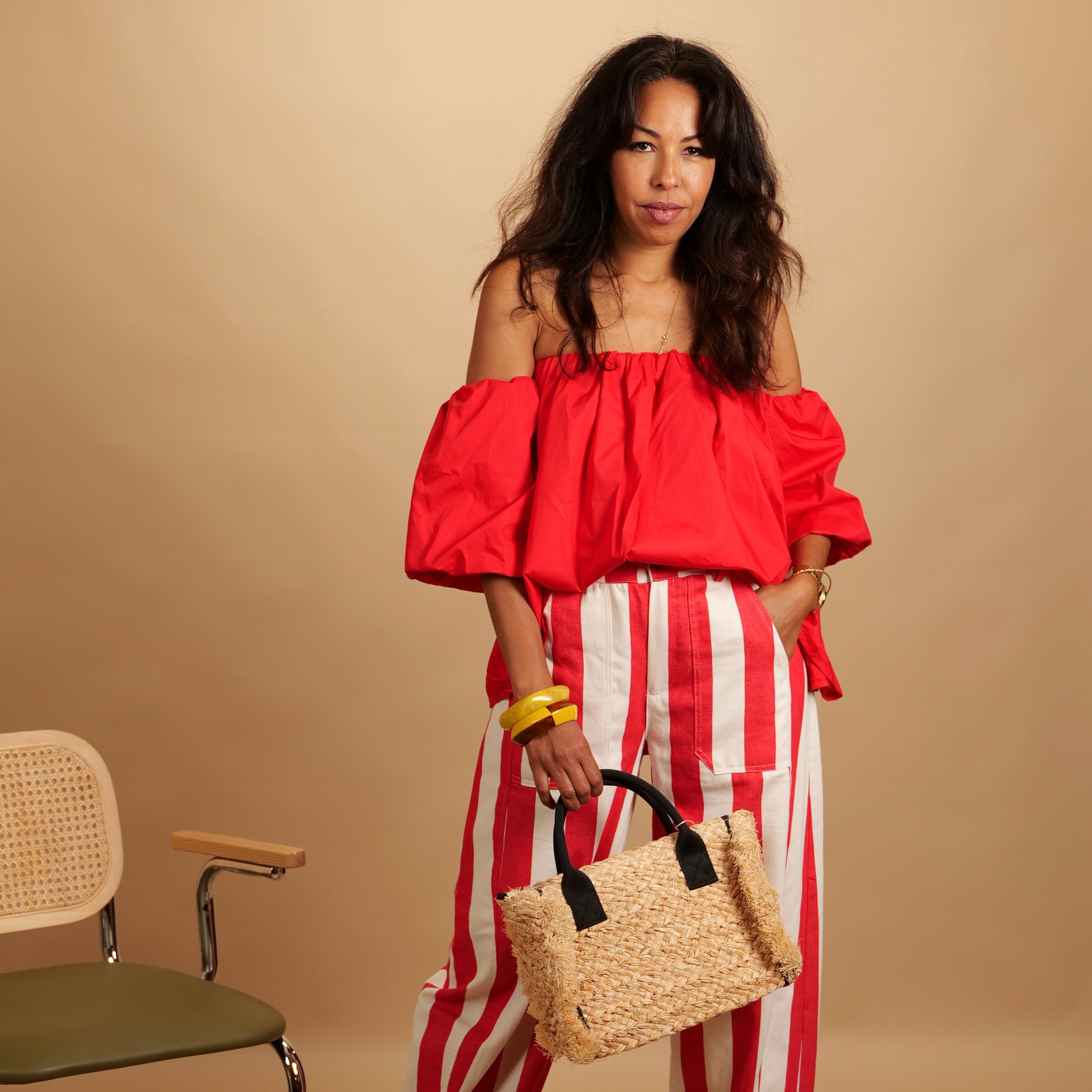 Haut bustier LIO rouge