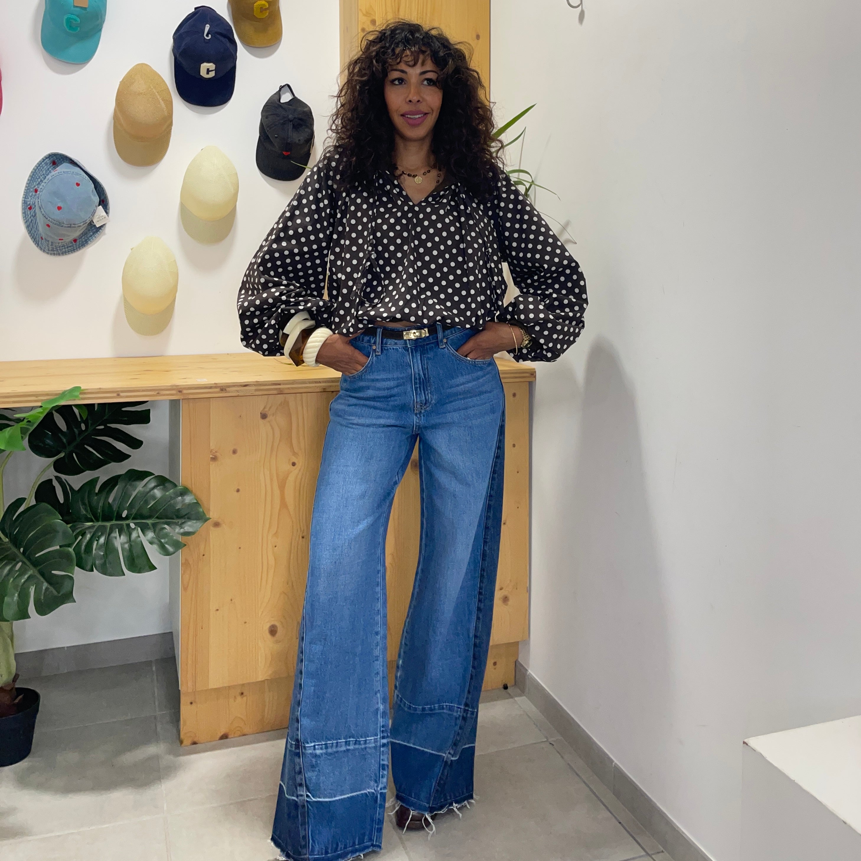 Jean large JACE patchwork