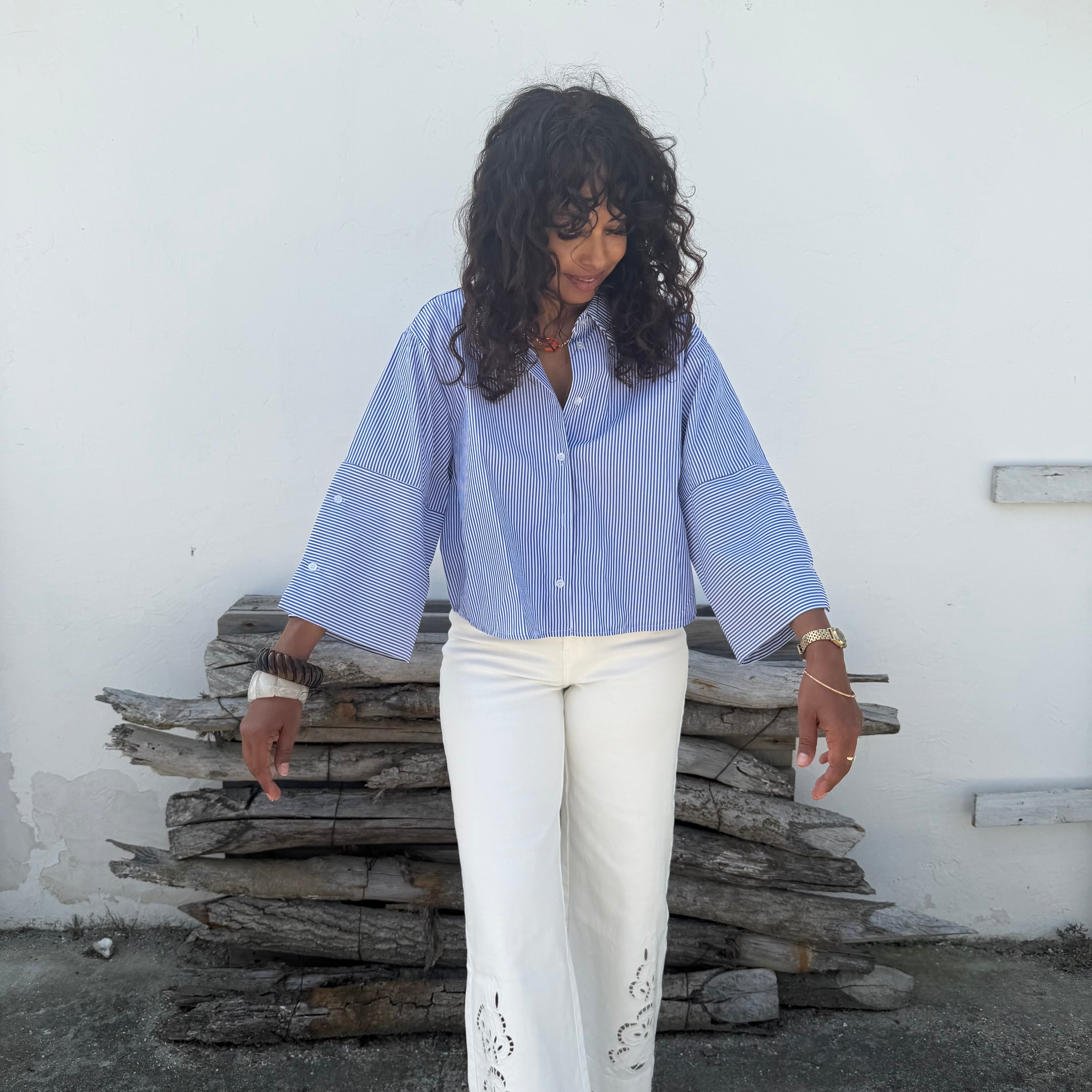 Chemise rayé bleu DOLCE