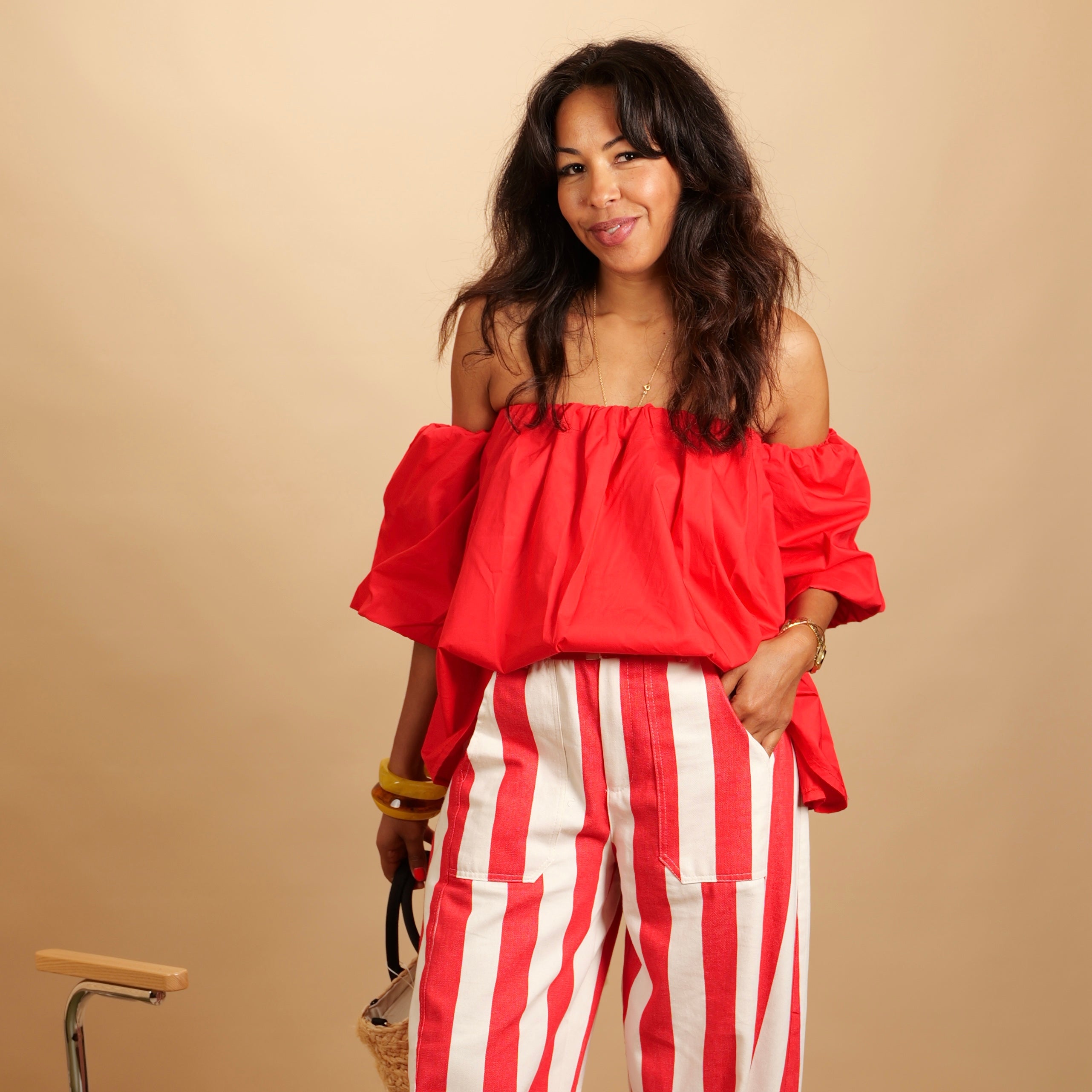 Haut bustier LIO rouge