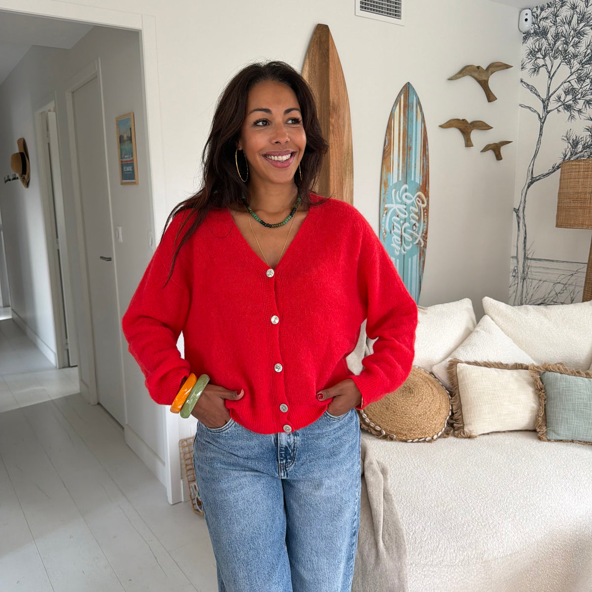 Gilet NOLA rouge